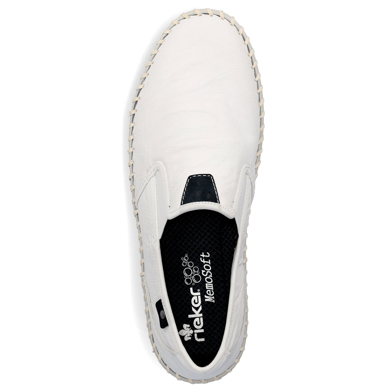 Rieker Herren Slipper weiß