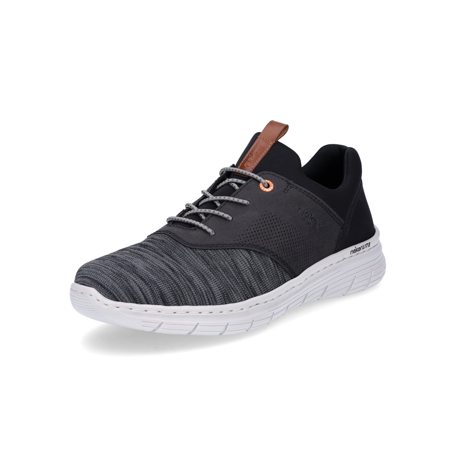 Rieker men's slip-on sneakers black