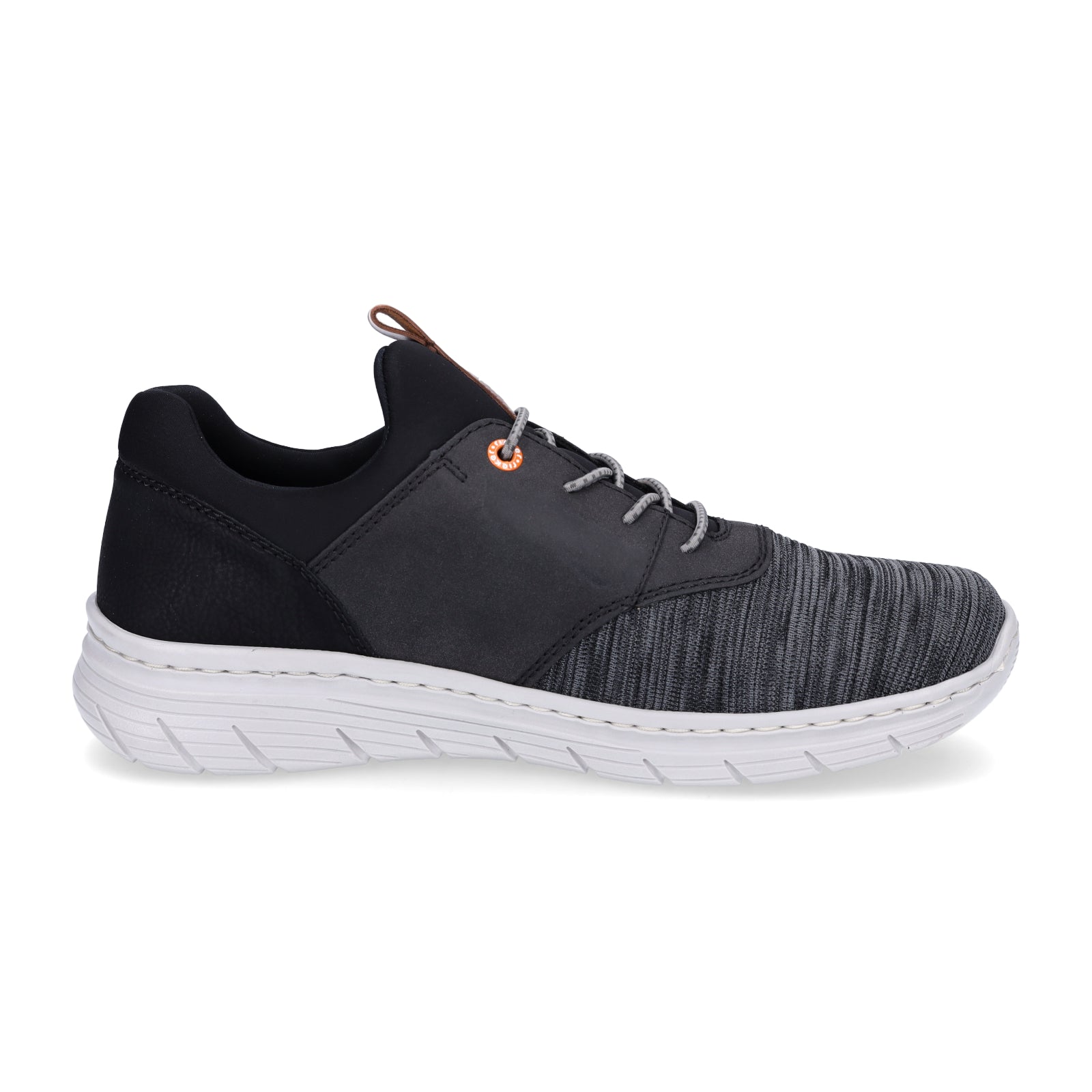 Rieker men's slip-on sneakers black