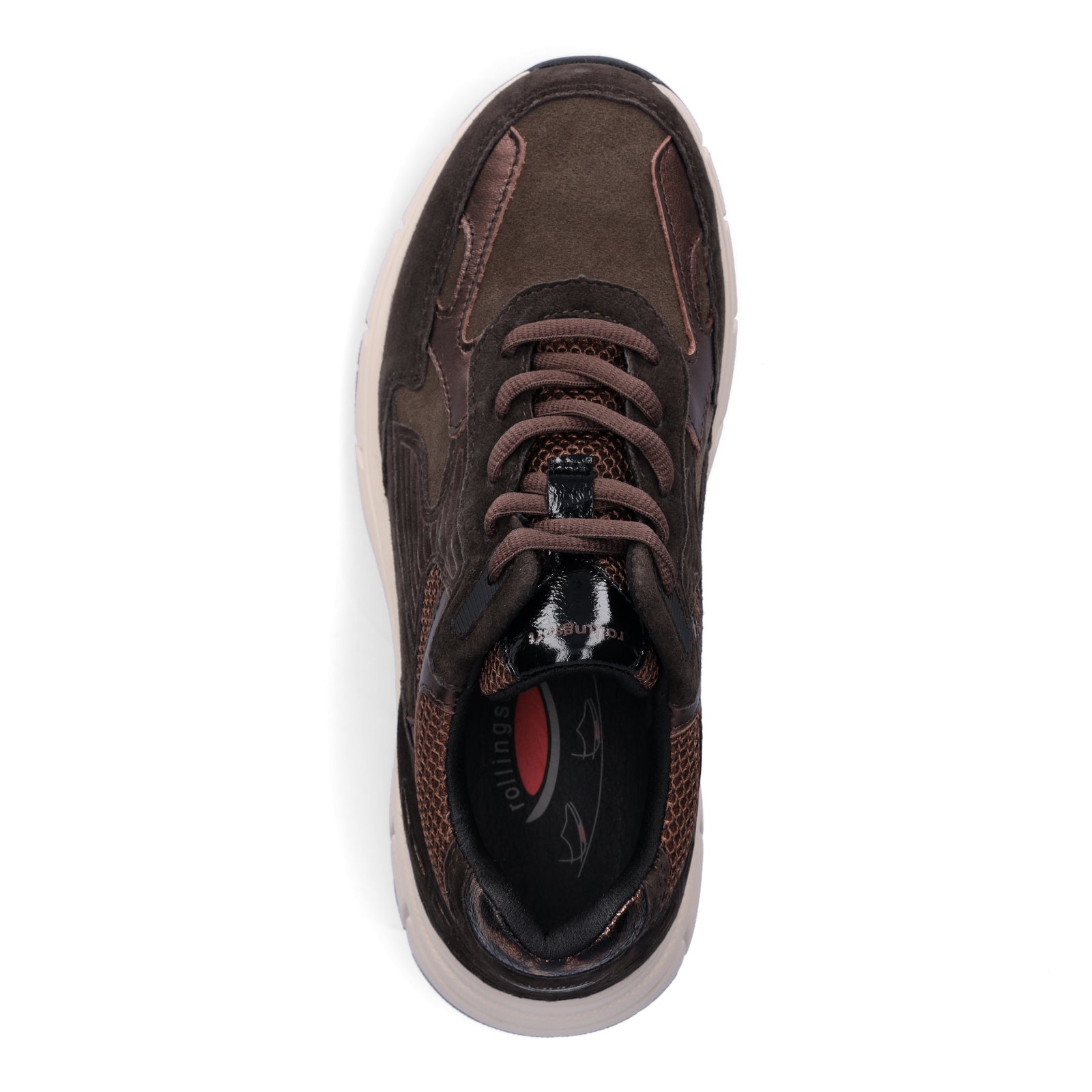 Rollingsoft Women's Brown Sneakers