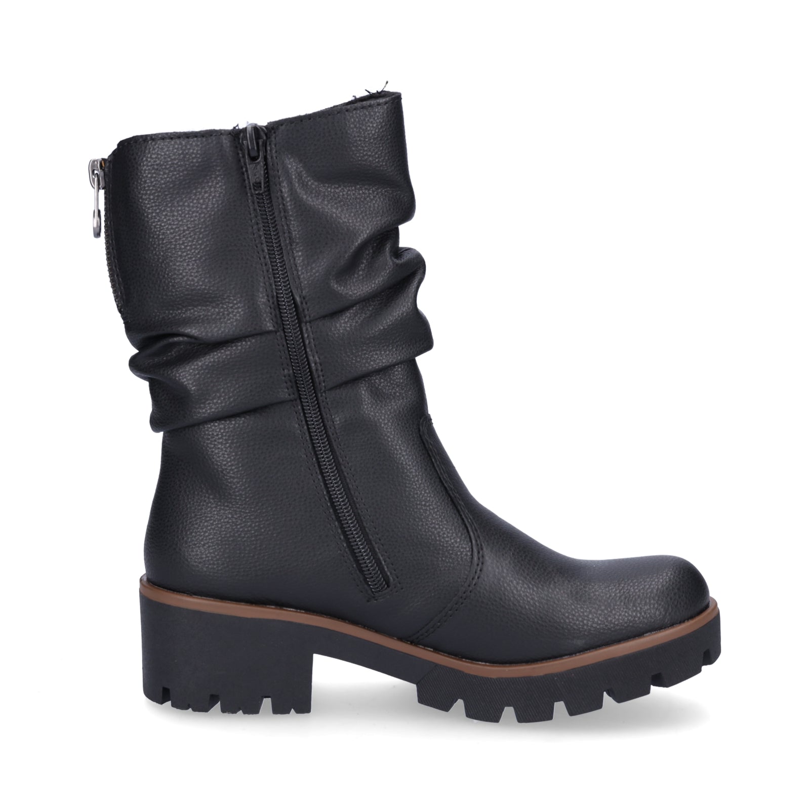 Rieker Damen Boot schwarz