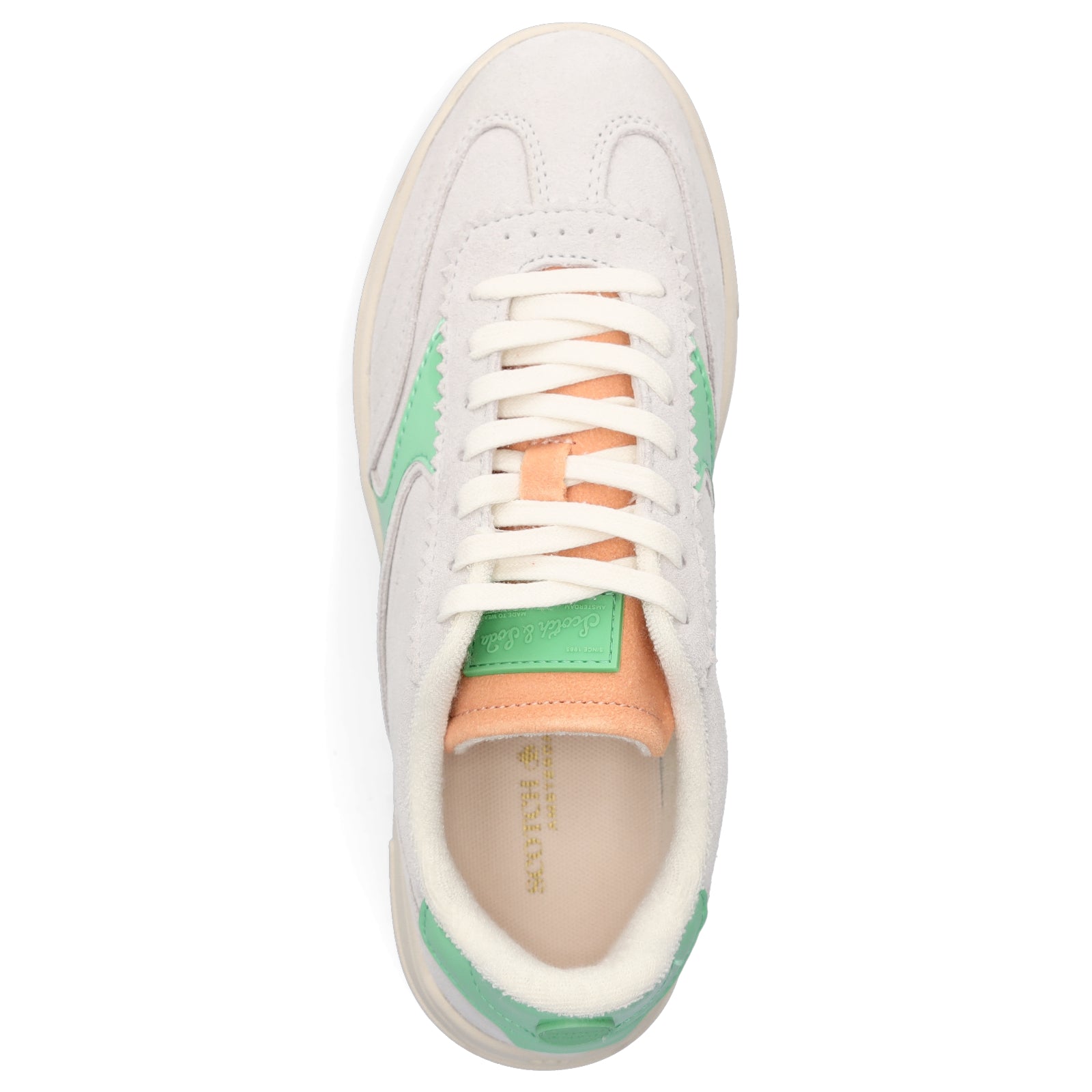 Scotch & Soda women's sneakers Nixie light grey green