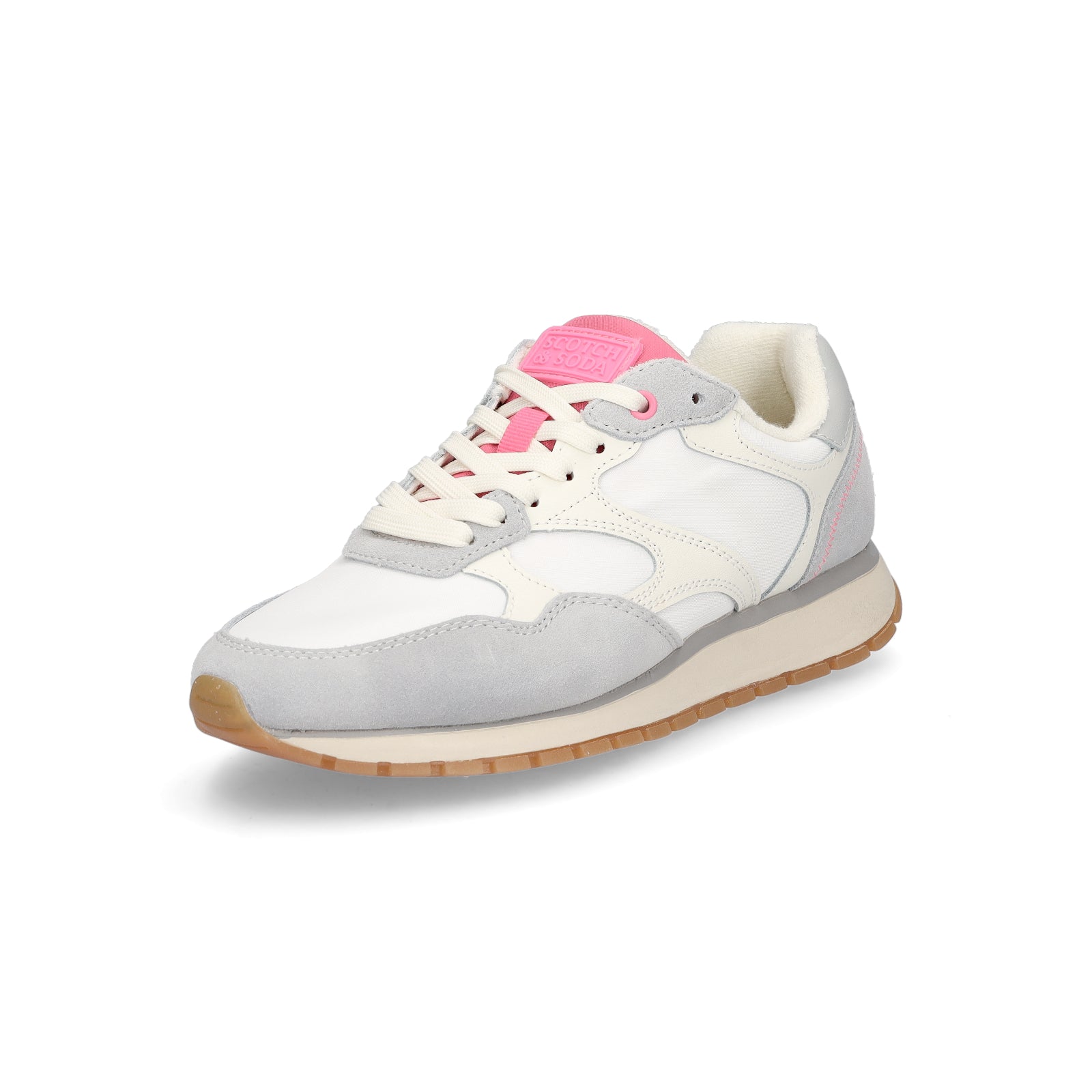 Scotch & Soda Damen Sneaker Inez grau pink