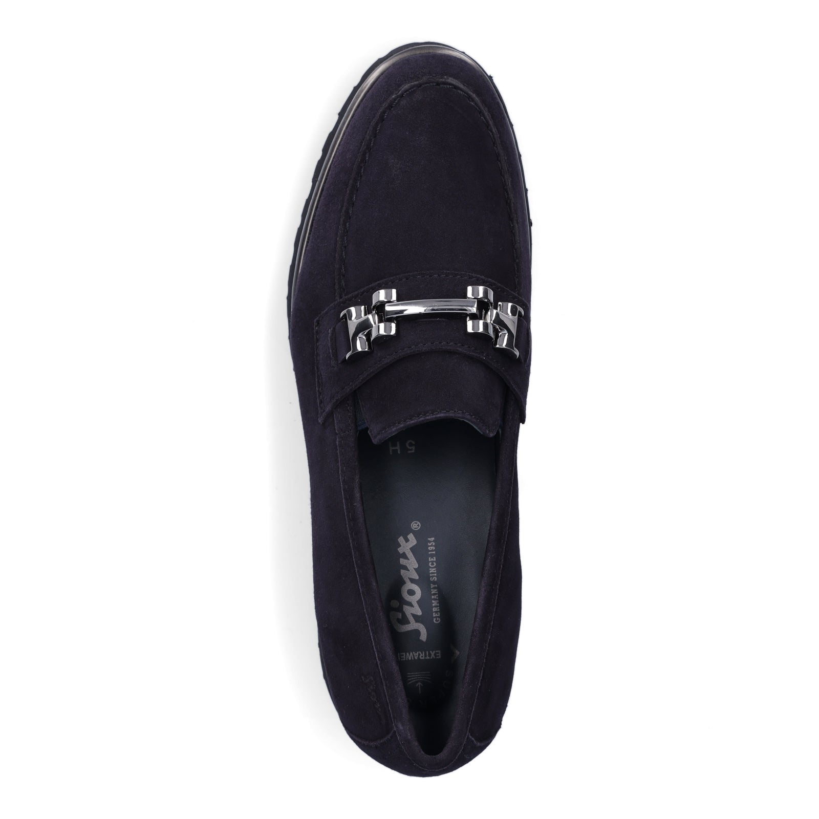 Sioux Damen Slipper Meredith-752-H dunkelblau