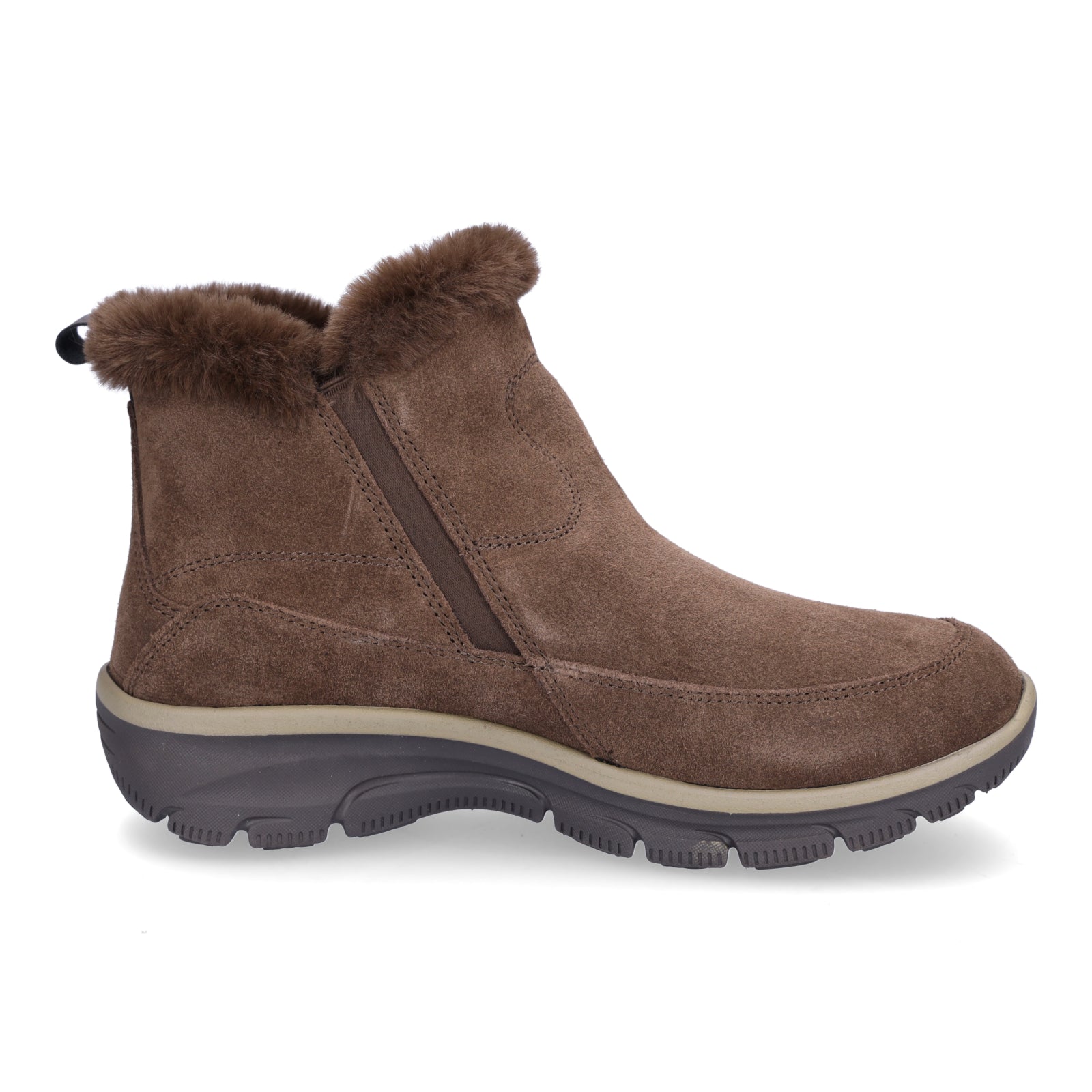 Skechers Damen Boot Easy Going Cool Zip! braun