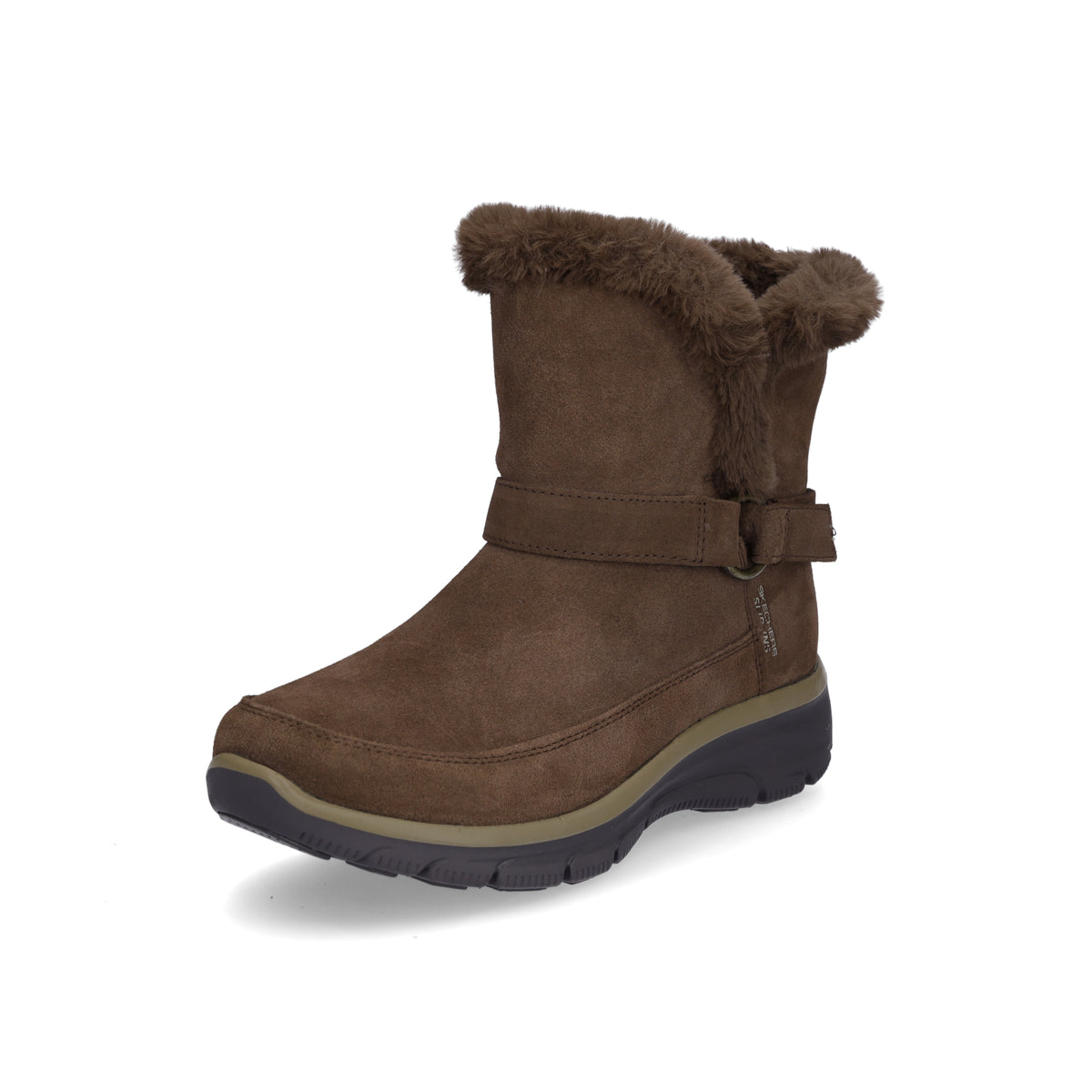 Skechers Women's Easy Going Dreamers Luxe Vibes Boot dark brown