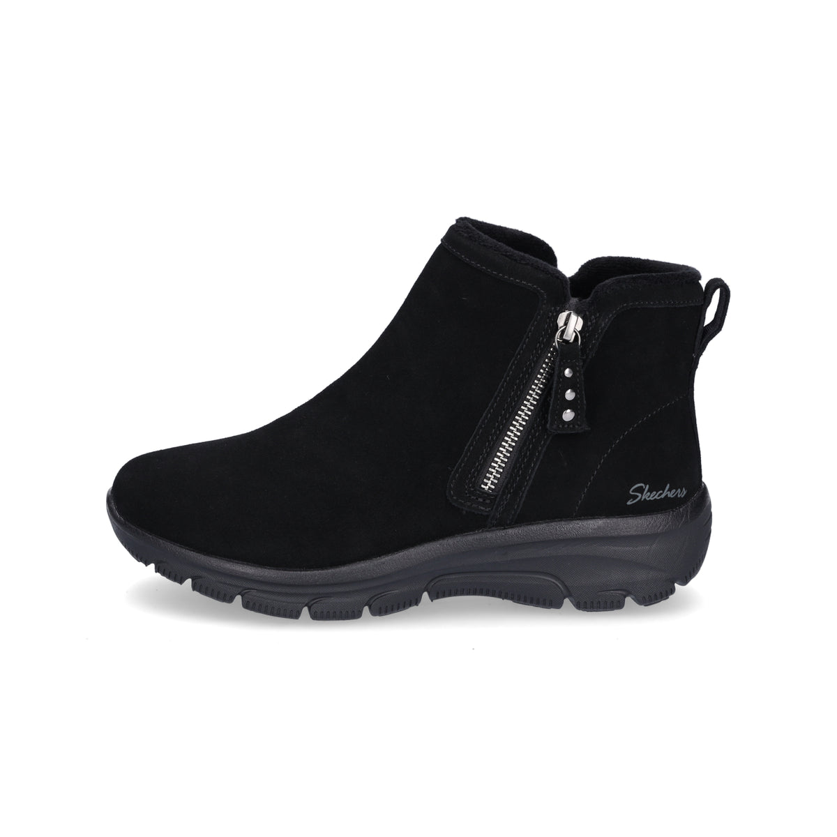 Skechers Women's Easy Going Urban Zip Boot Black
