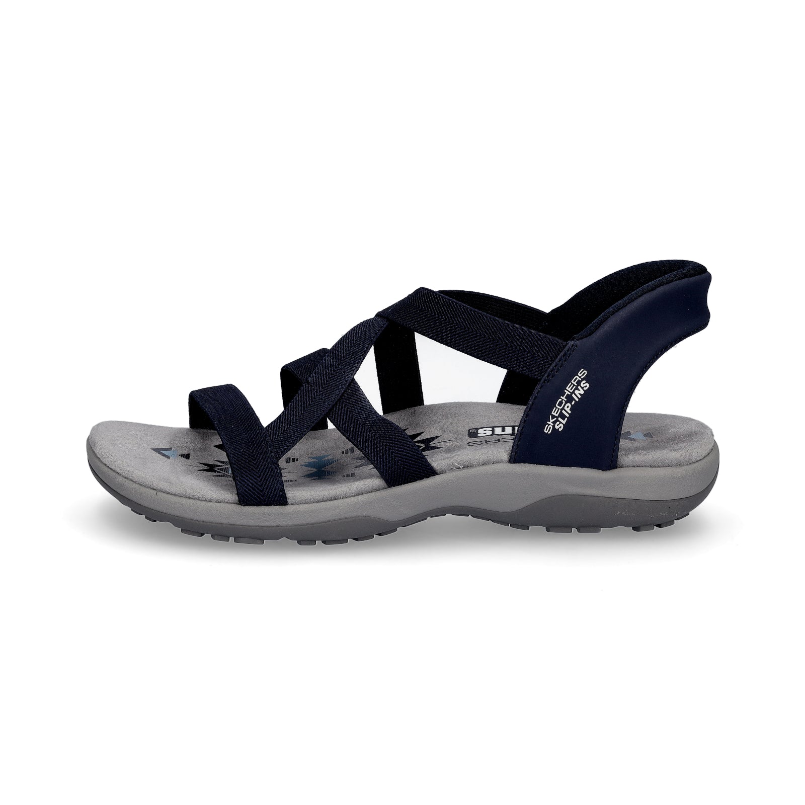Skechers women's sandal Reggae Slim Stretch Flex navy