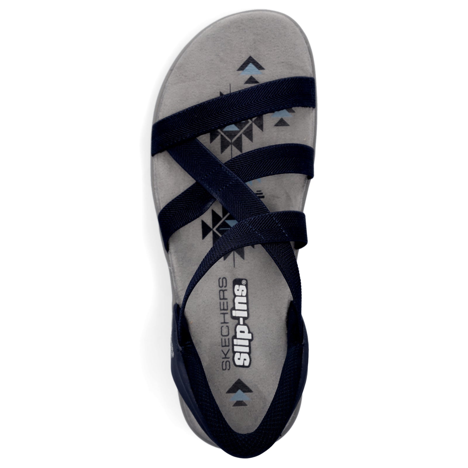 Skechers women's sandal Reggae Slim Stretch Flex navy