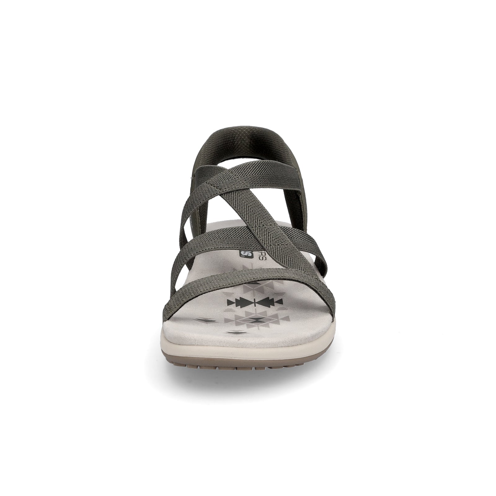 Skechers Damen Sandale Reggae Slim Stretch Flex oliv