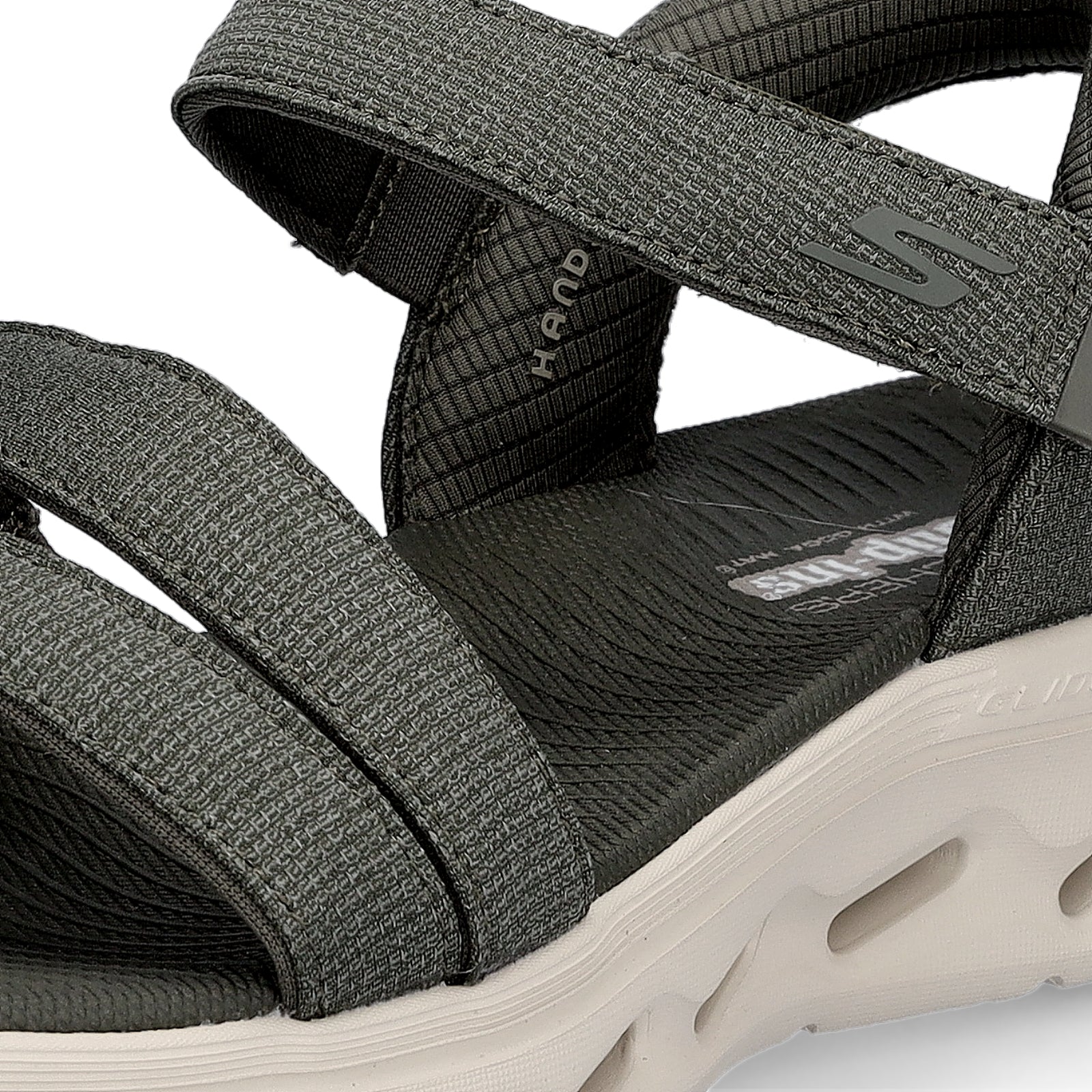 Skechers Damen Sandale Go Walk Glide-Step 2.0 Ella oliv