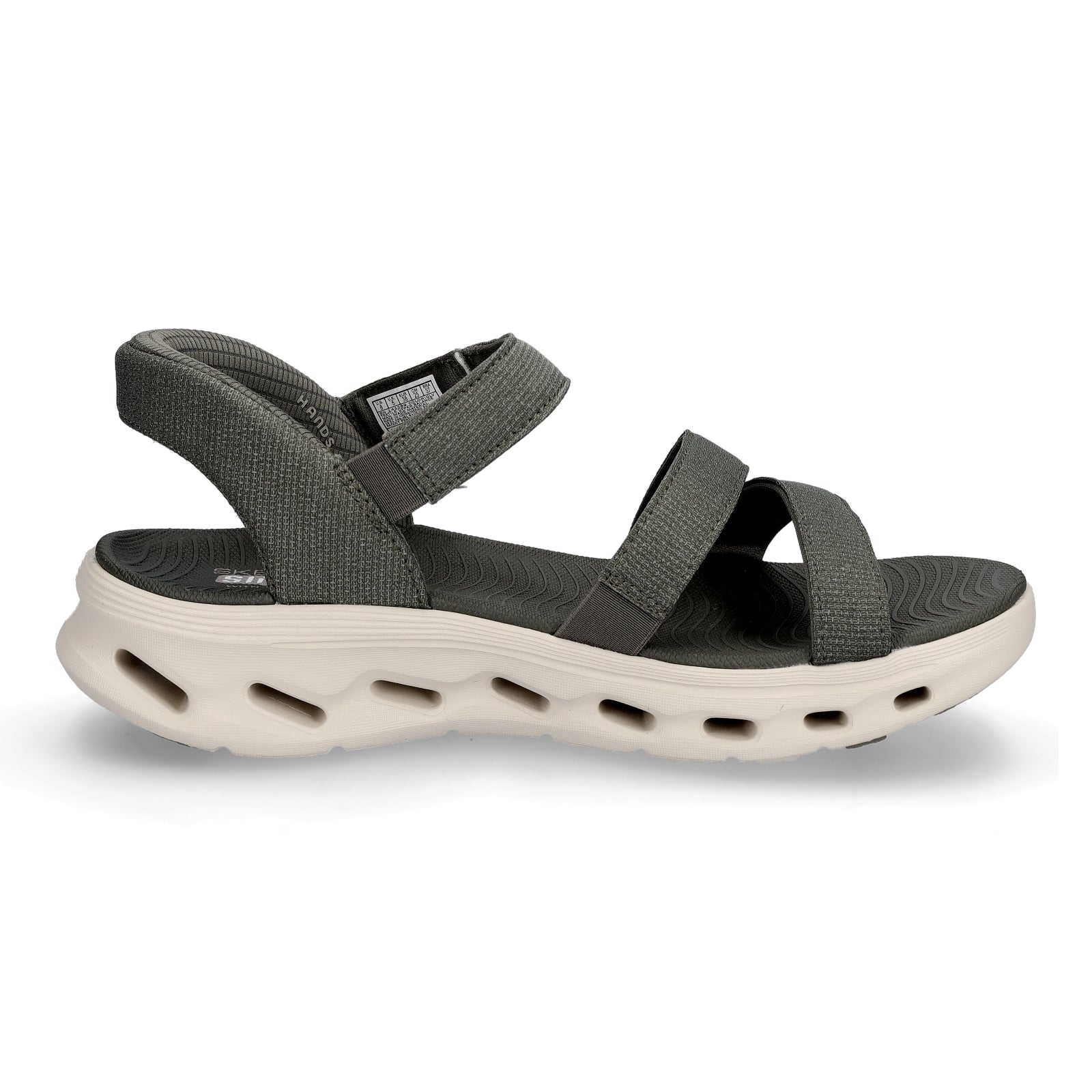 Skechers Damen Sandale Go Walk Glide-Step 2.0 Ella oliv