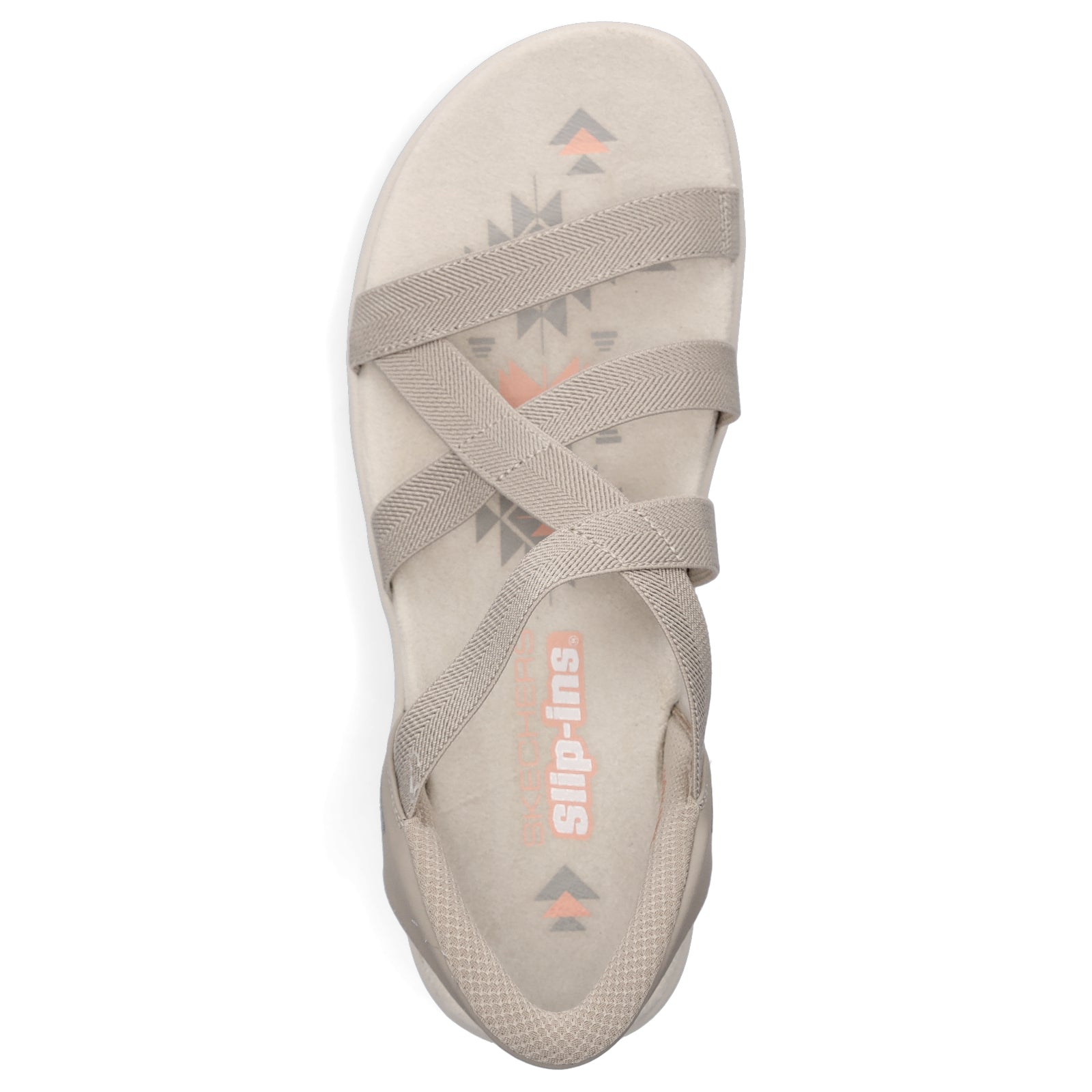 Skechers women's sandal Reggae Slim Stretch Flex taupe