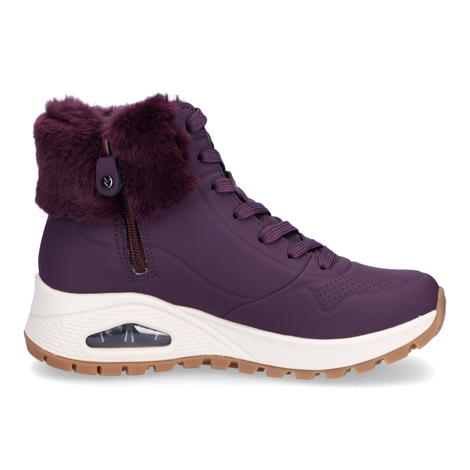 Skechers women's high-top sneaker Uno Rugged Fall Air red