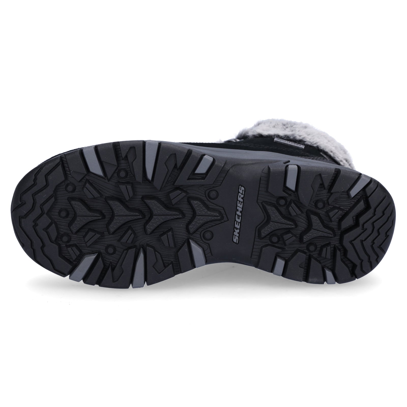 Skechers Damen Schnürboot Trego Snow Worries schwarz