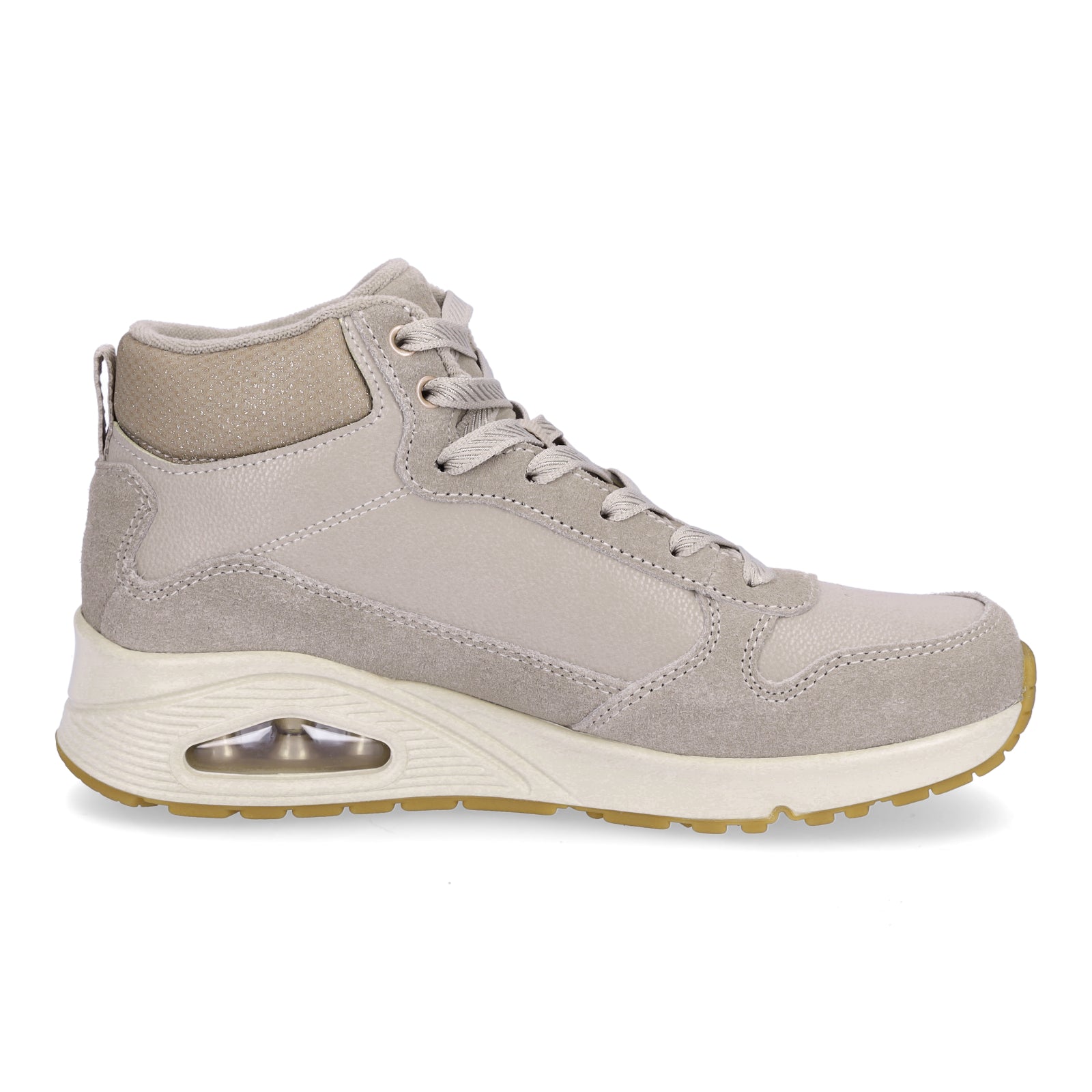 Skechers Damen Sneaker UNO Stacre Shine taupe