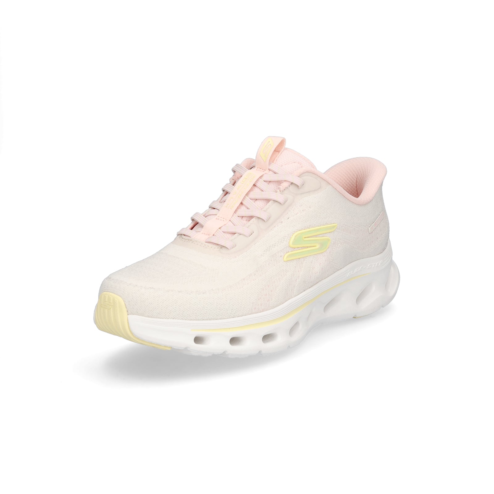 Skechers Damen Sneaker Go Walk Glide-Step 2.0 Maria offwhite rosa