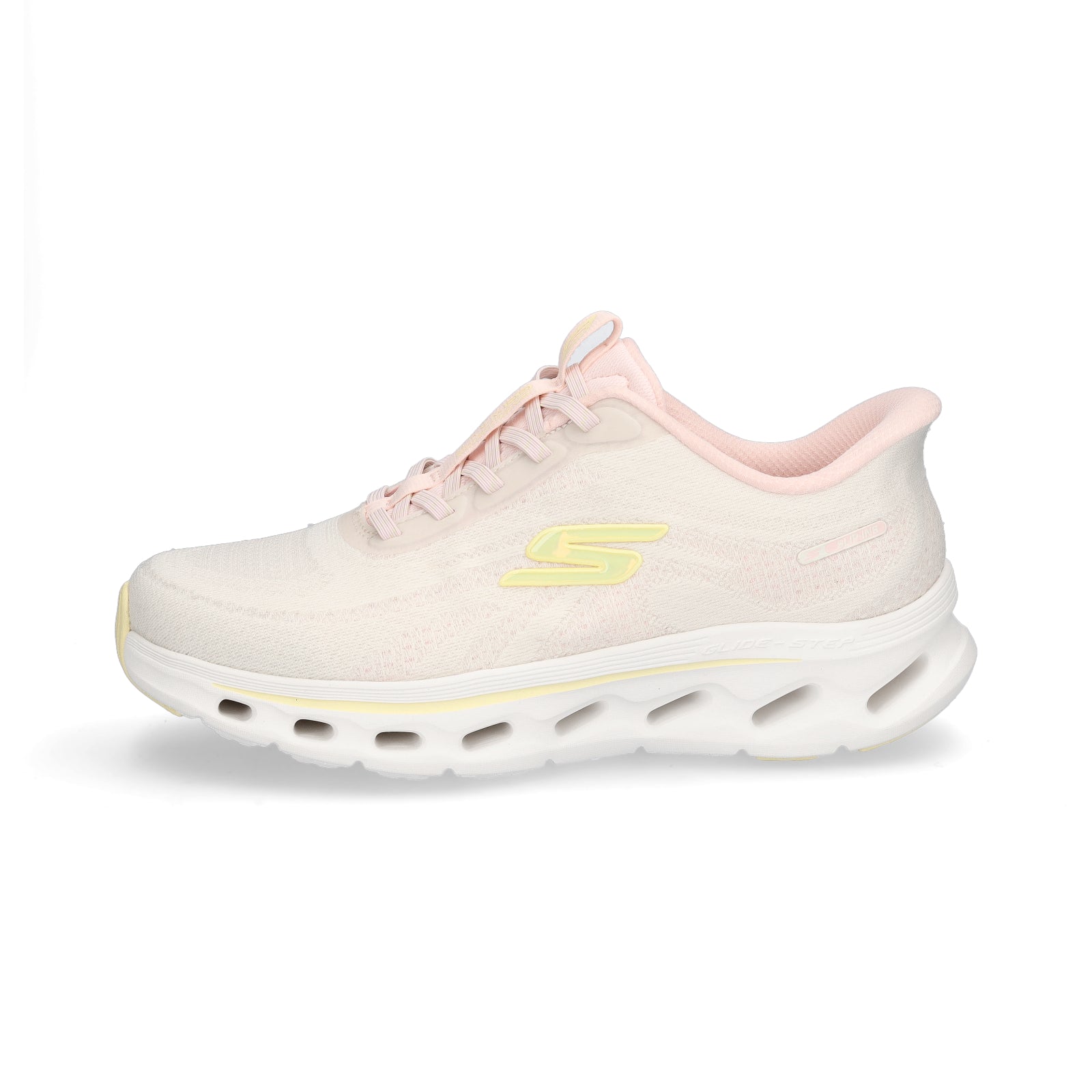 Skechers Damen Sneaker Go Walk Glide-Step 2.0 Maria offwhite rosa