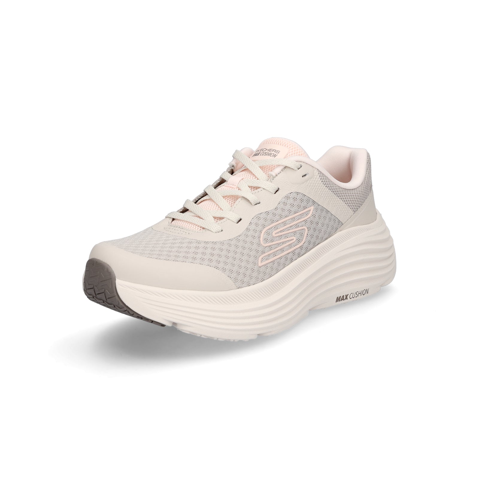 Skechers Damen Sneaker Max Cushioning Endeavour beige