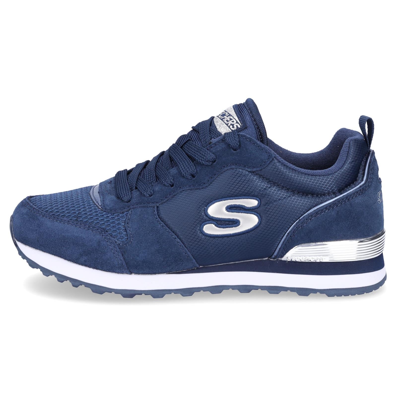 Skechers Damen Sneaker OG 85 Gold'n Gurl blau