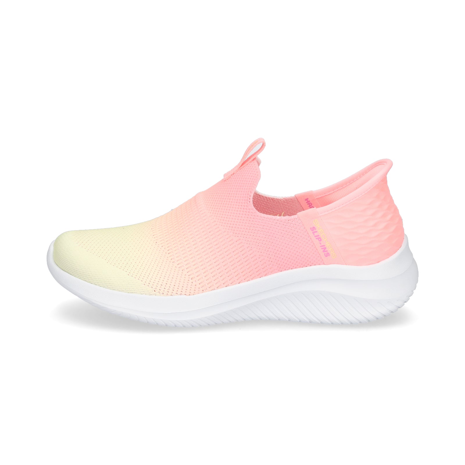 Skechers Women's Slip-in Sneaker Ultra Flex 3.0 Beauty Blend pink yellow