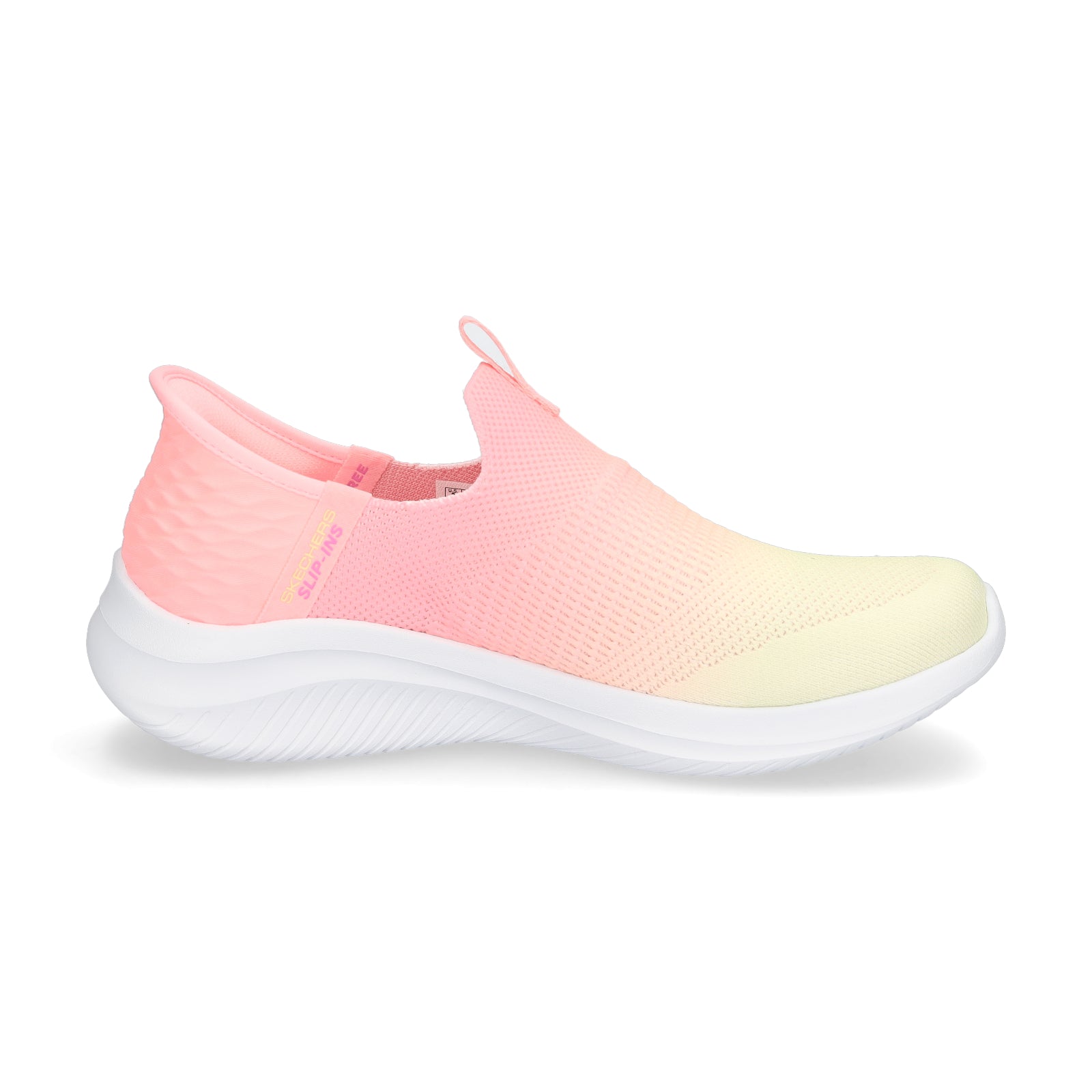 Skechers Women's Slip-in Sneaker Ultra Flex 3.0 Beauty Blend pink yellow