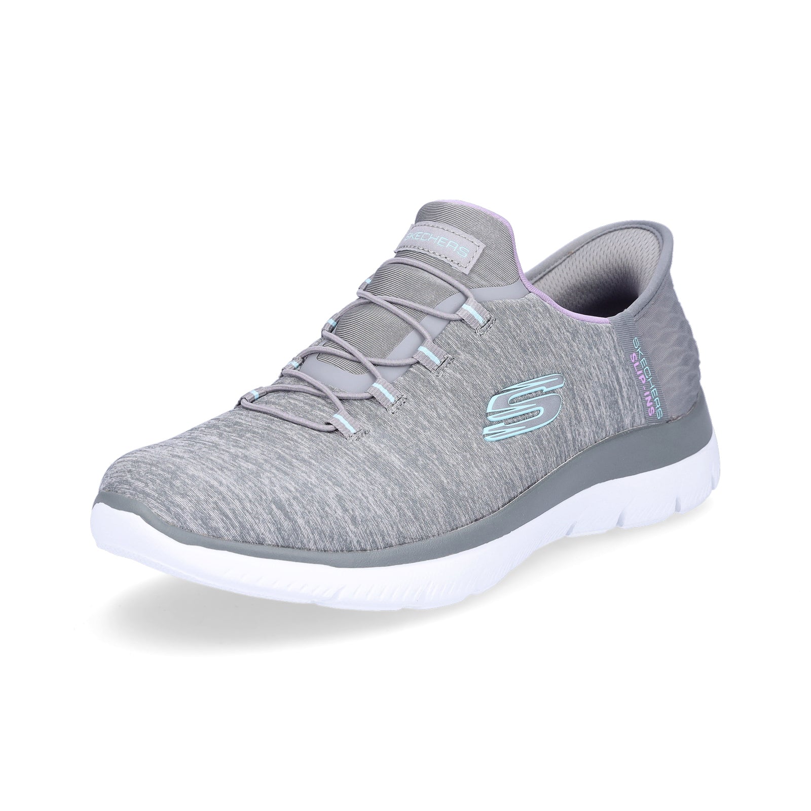Skechers Damen Slip-in Sneaker Dazzling Haze grau