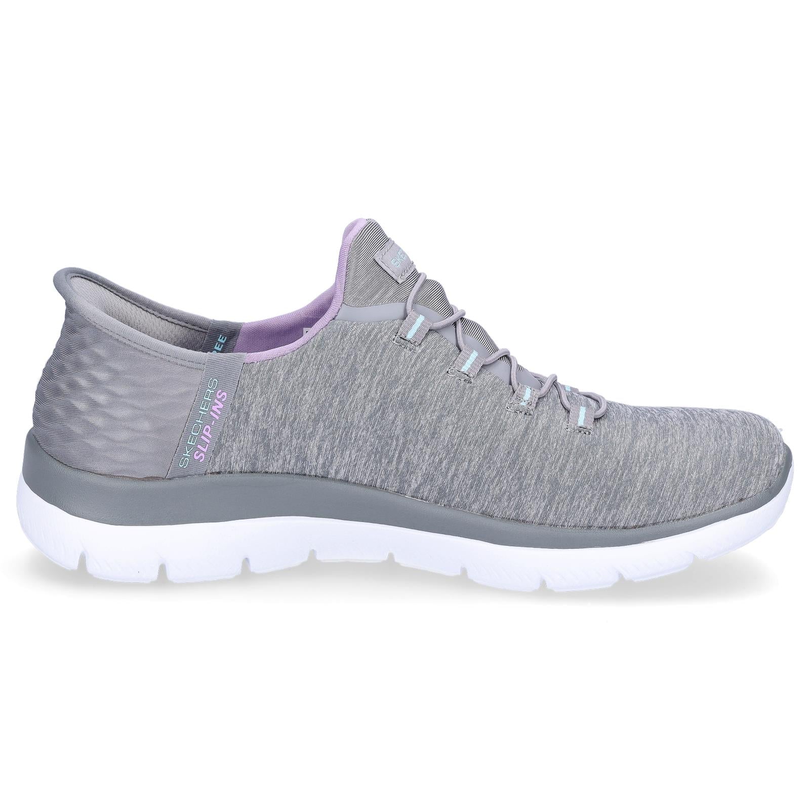 Skechers Damen Slip-in Sneaker Dazzling Haze grau