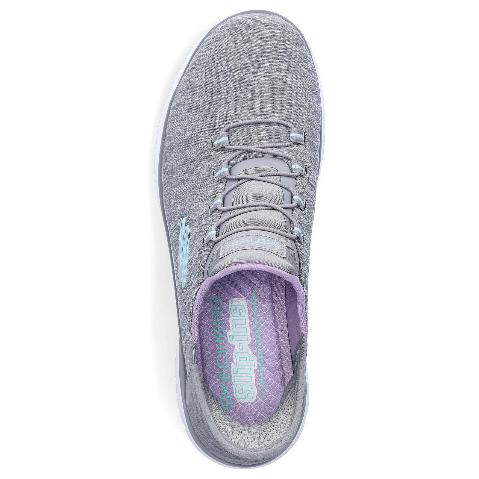 Skechers Damen Slip-in Sneaker Dazzling Haze grau