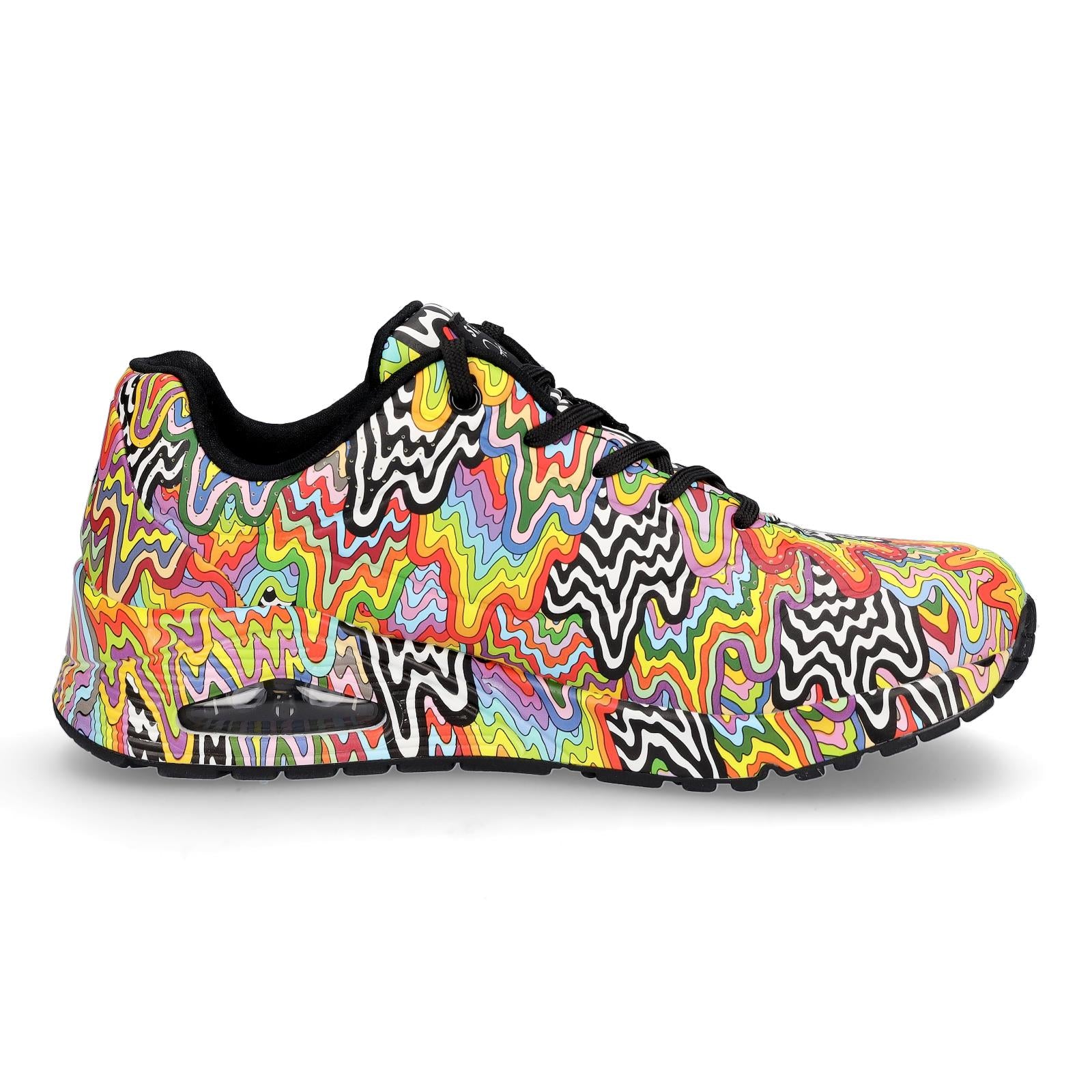 Skechers x Jen Stark women's sneaker UNO Infinite Drip multi