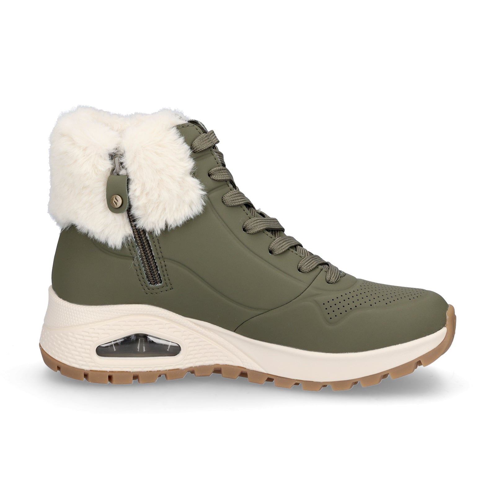 Skechers women's high-top sneaker UNO Rugged Fall Air olive