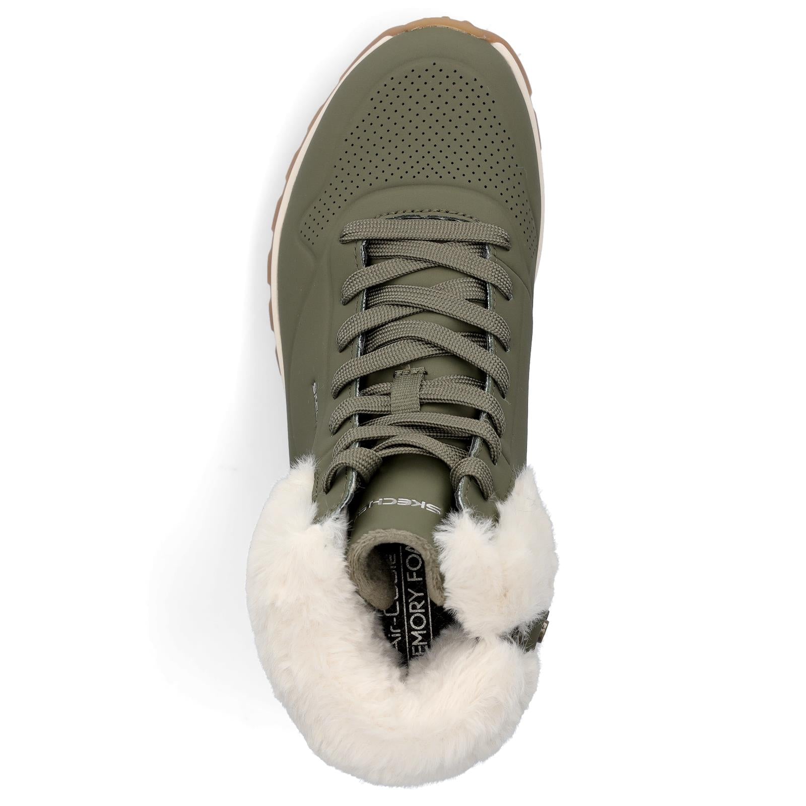 Skechers women's high-top sneaker UNO Rugged Fall Air olive