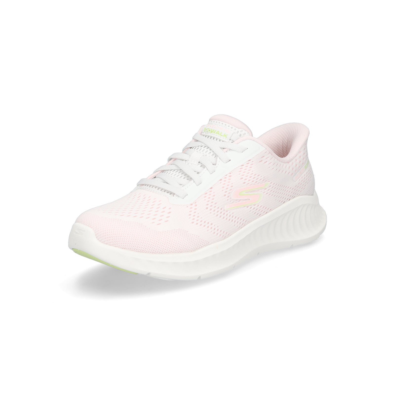 Skechers women's slip-in sneaker Go Walk Now Khloe pink