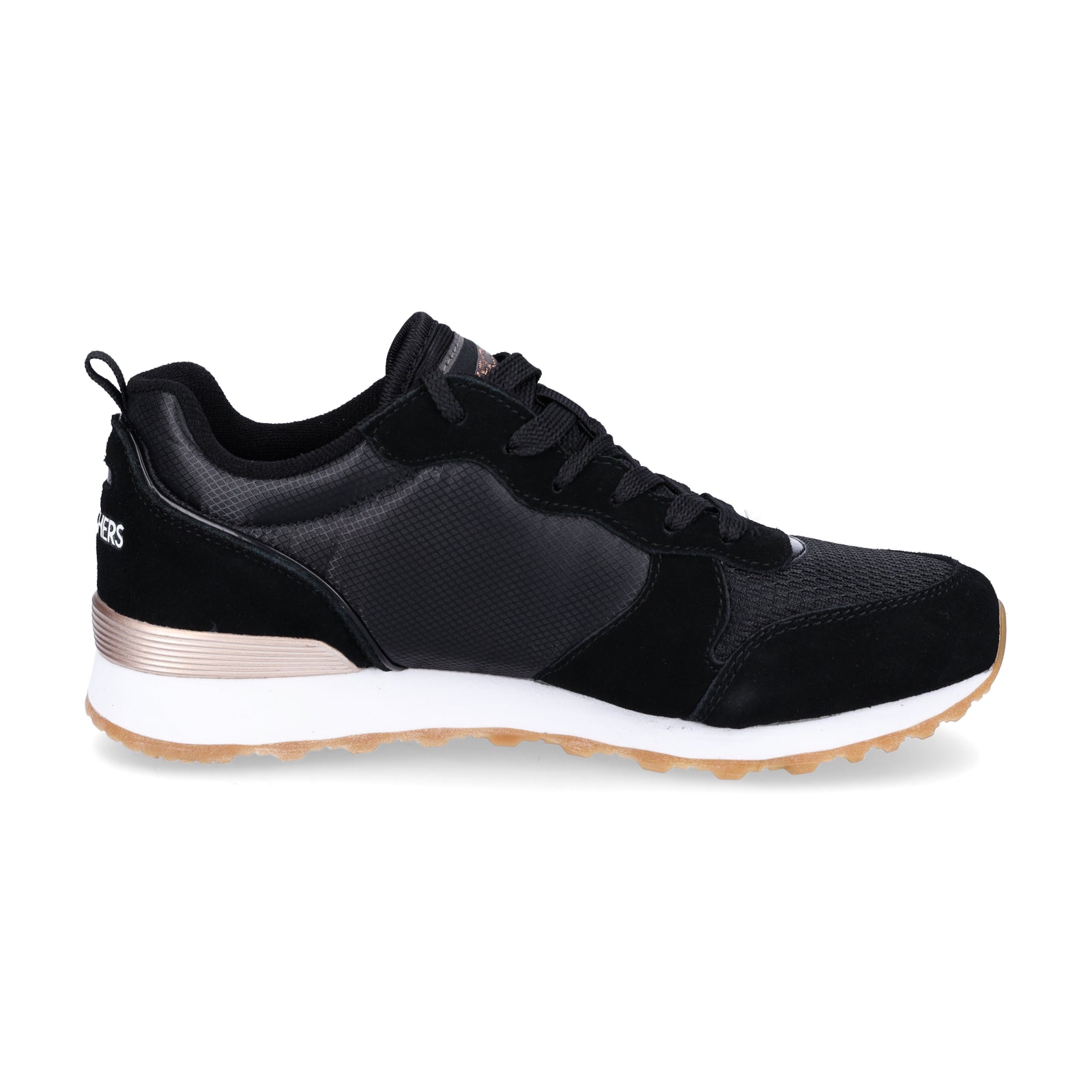 Skechers women's sneaker OG 85 Gold'n Gurl black