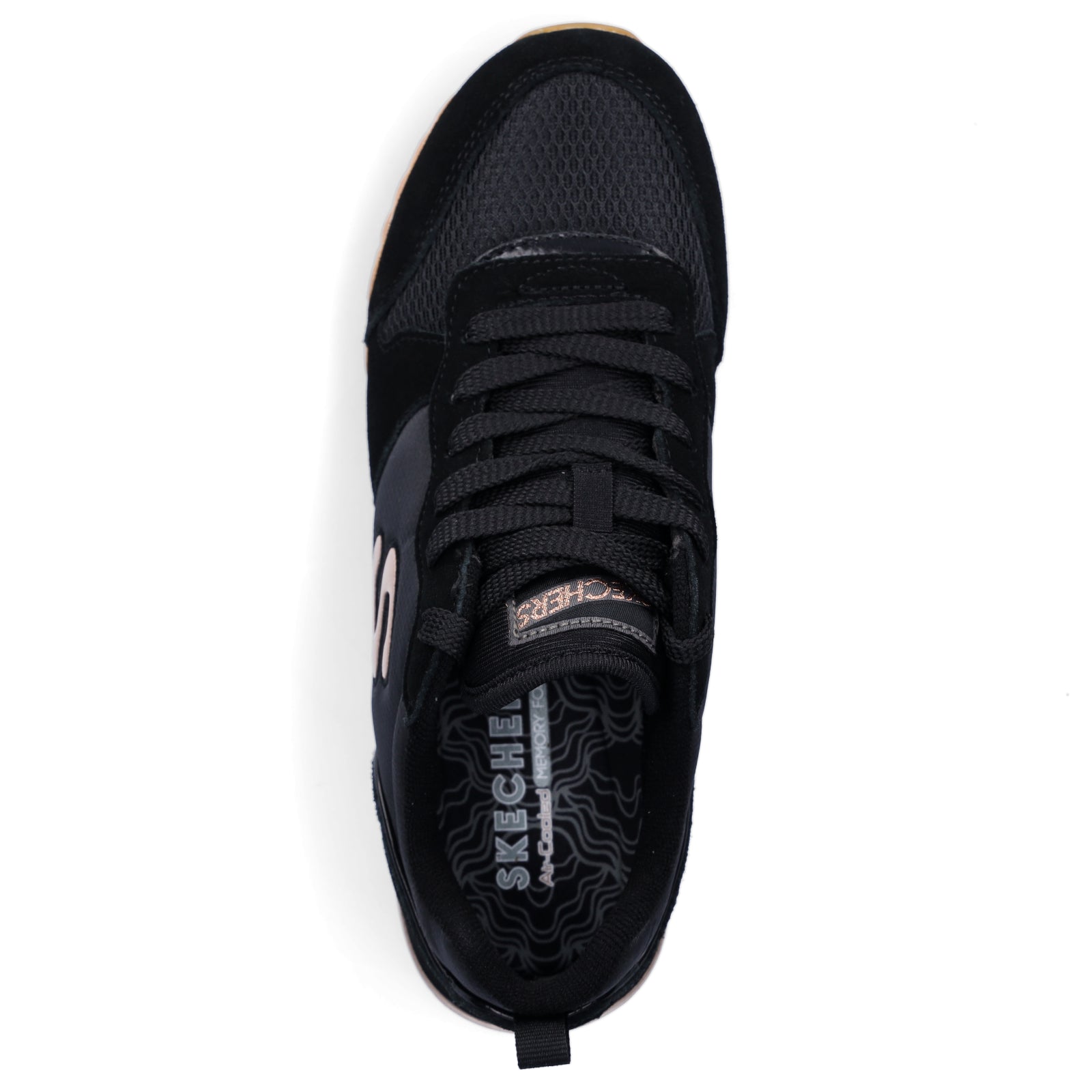 Skechers women's sneaker OG 85 Gold'n Gurl black