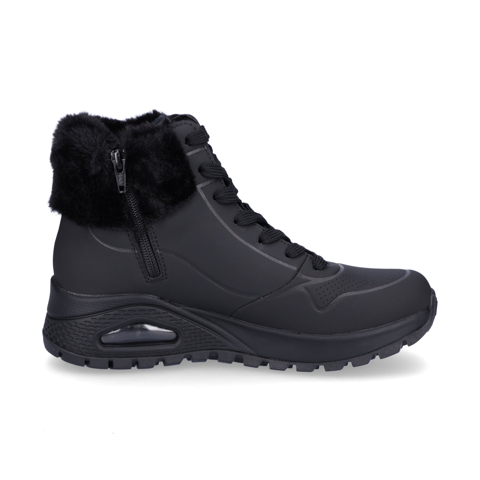 Skechers women's high-top sneaker UNO Rugged Fall Air black