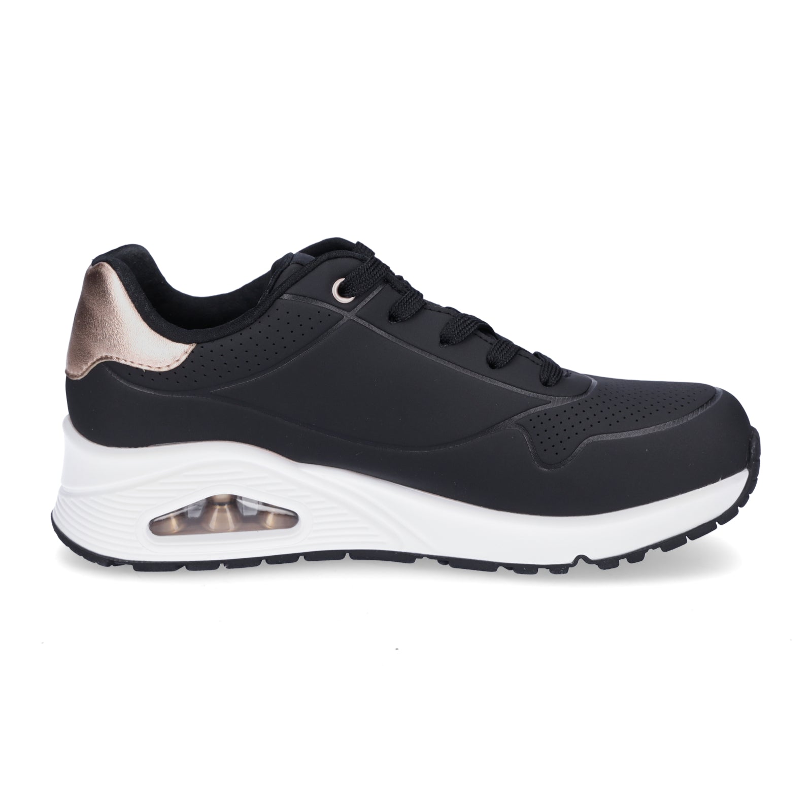 Skechers Damen Sneaker UNO Golden Air schwarz