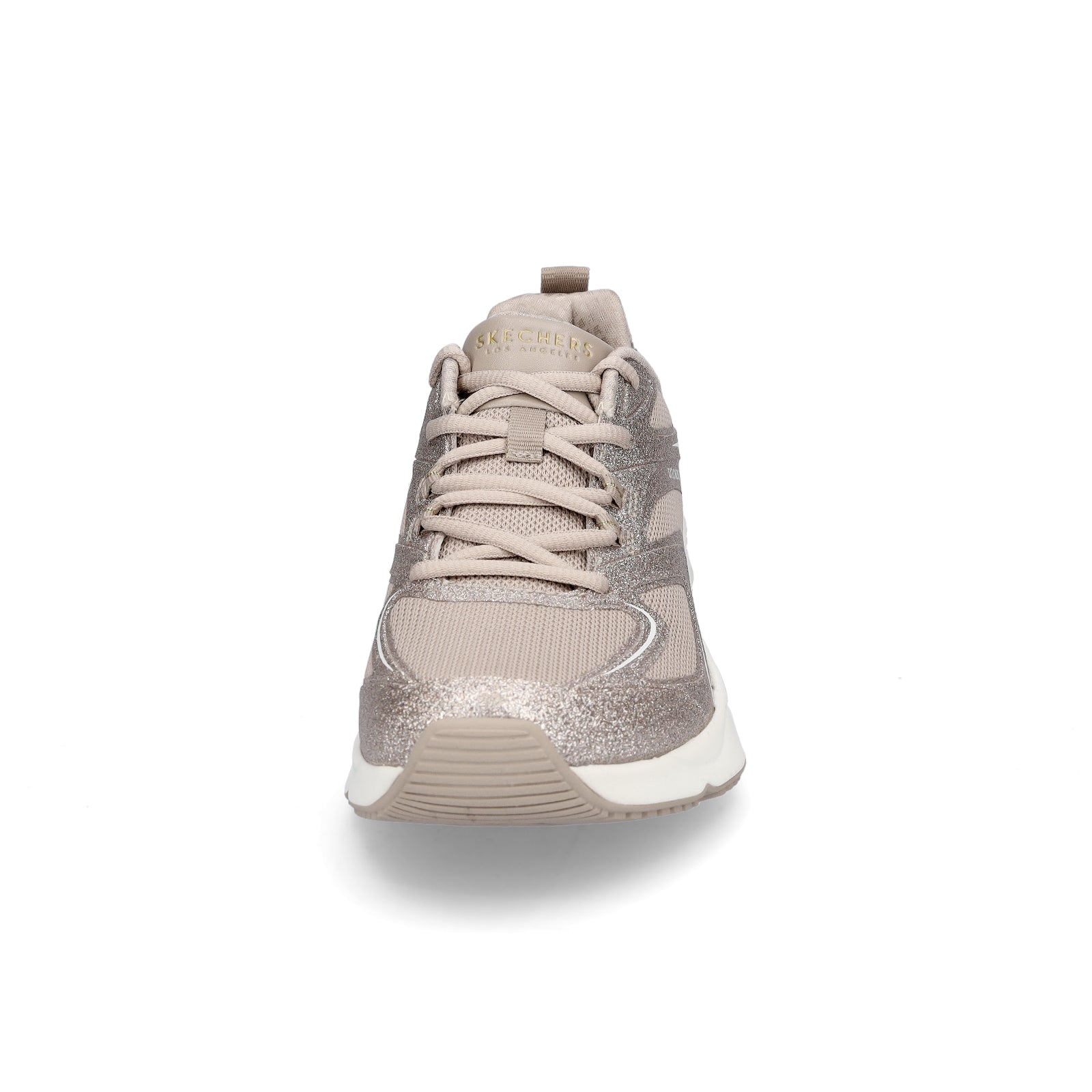 Skechers Damen Sneaker Tres-Air UNO Glit-Airy taupe