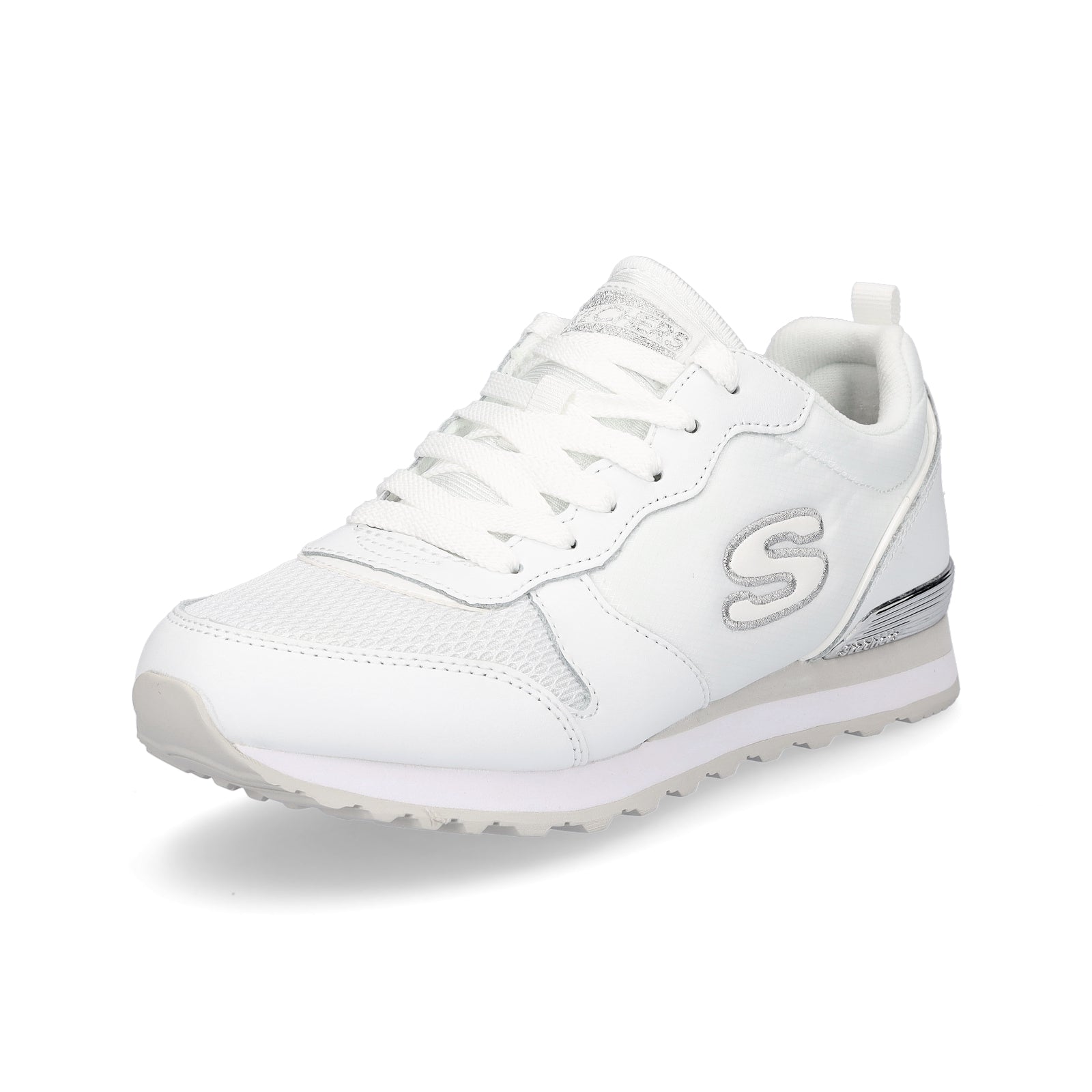 Skechers Damen Sneaker OG 85 Gold'n Gurl weiß