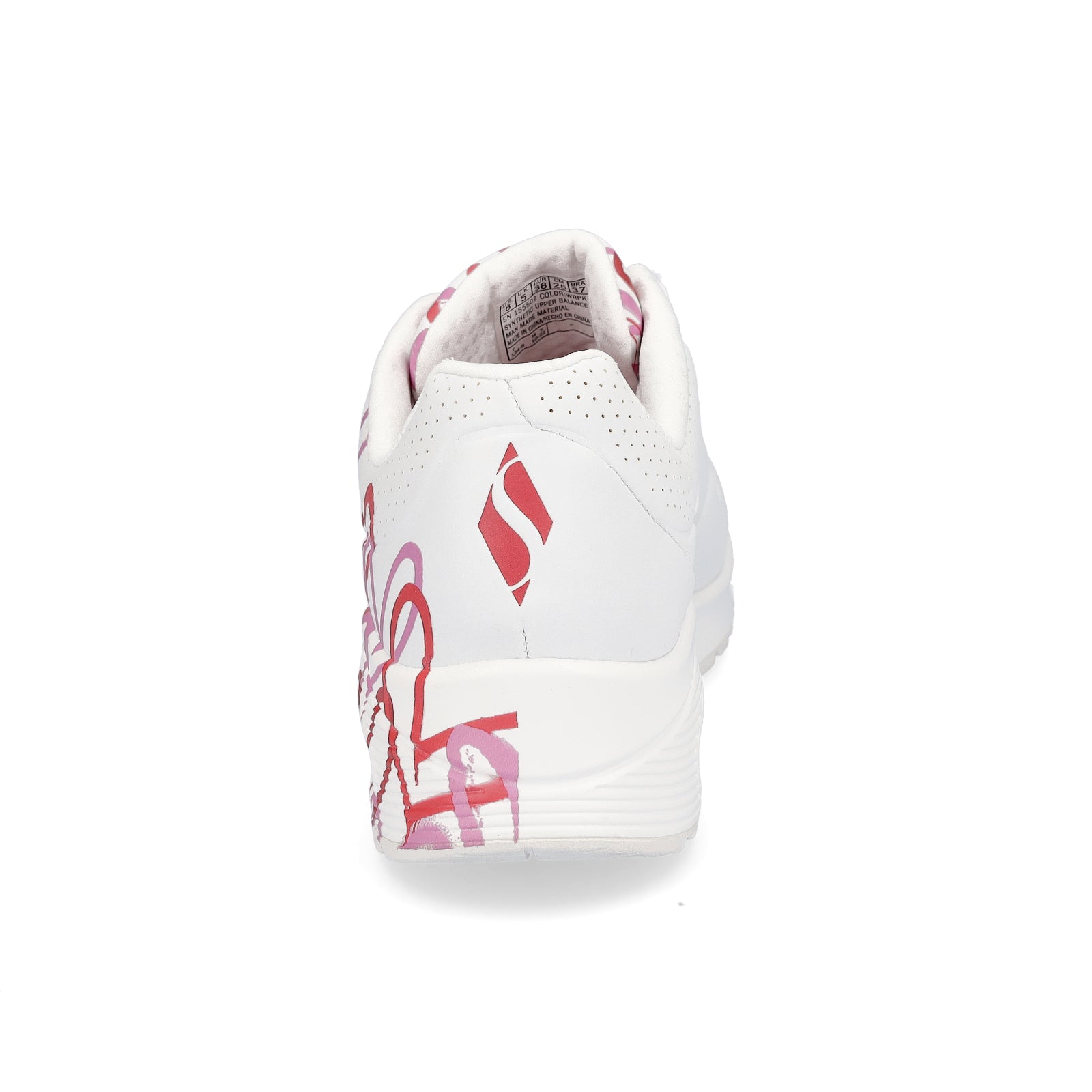 Skechers JGoldcrown UNO Damen Sneaker weiß rot