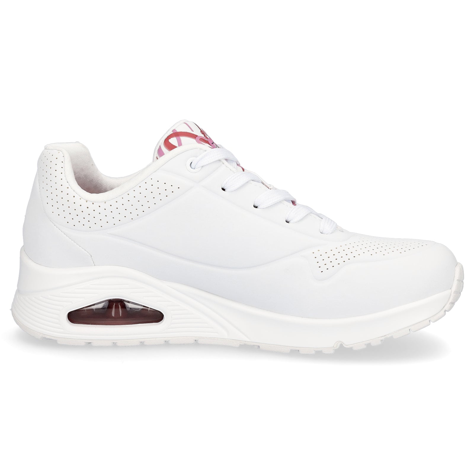 Skechers JGoldcrown UNO Damen Sneaker weiß rot