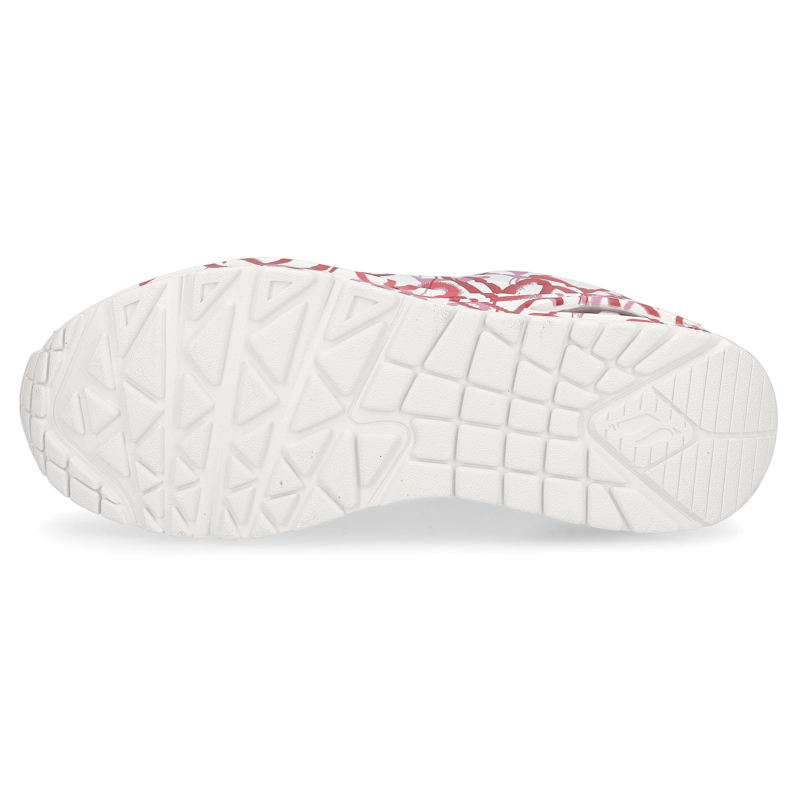 Skechers JGoldcrown UNO Damen Sneaker weiß rot