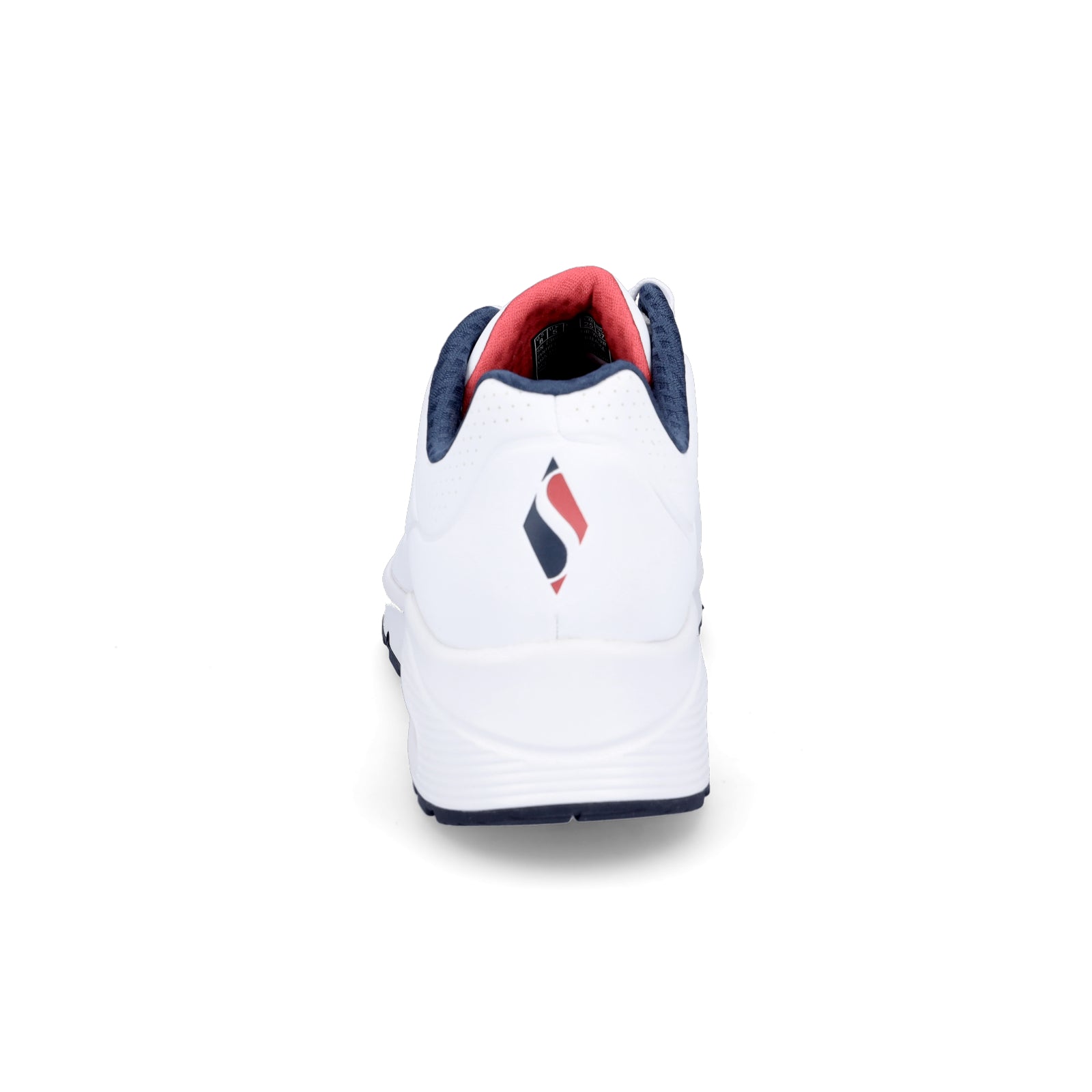 Skechers Damen Sneaker UNO Stand on Air weiß navy rot