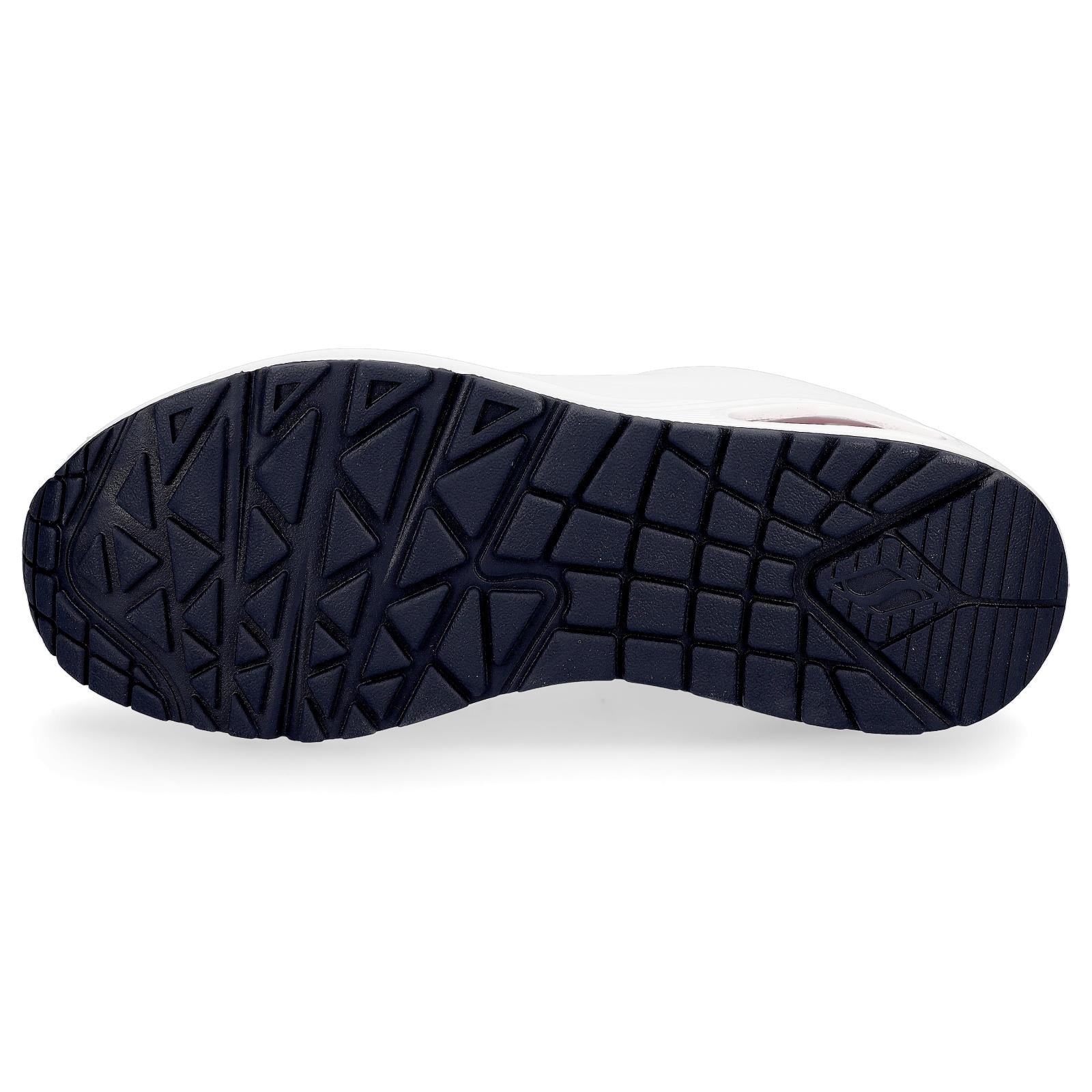 Skechers Damen Sneaker UNO Stand on Air weiß navy rot