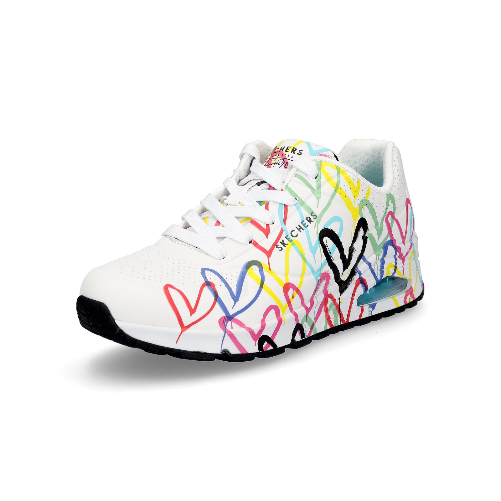 Skechers JGoldcrown Damen Sneaker UNO Spread The Love weiß multi