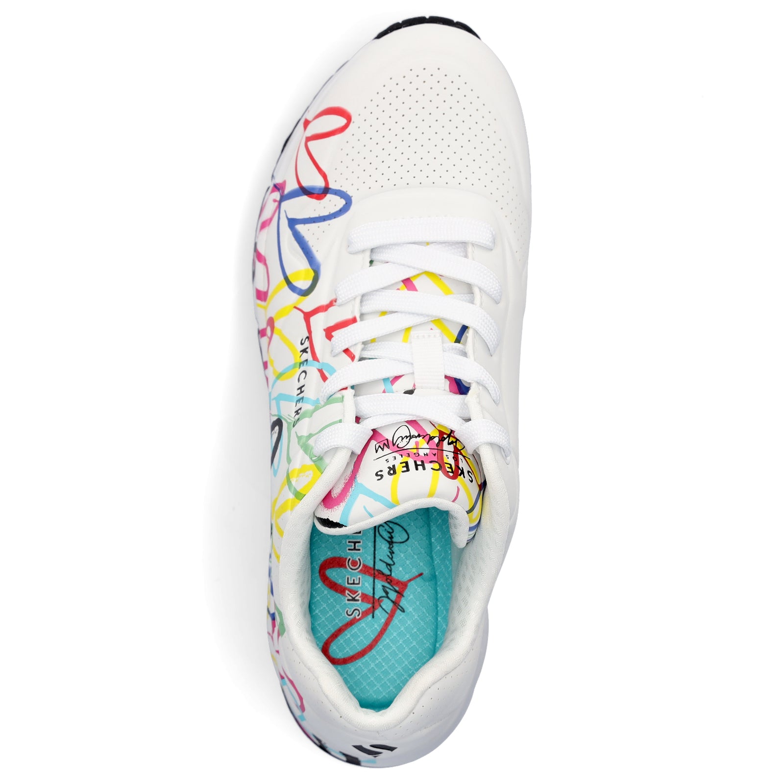 Skechers JGoldcrown Damen Sneaker UNO Spread The Love weiß multi