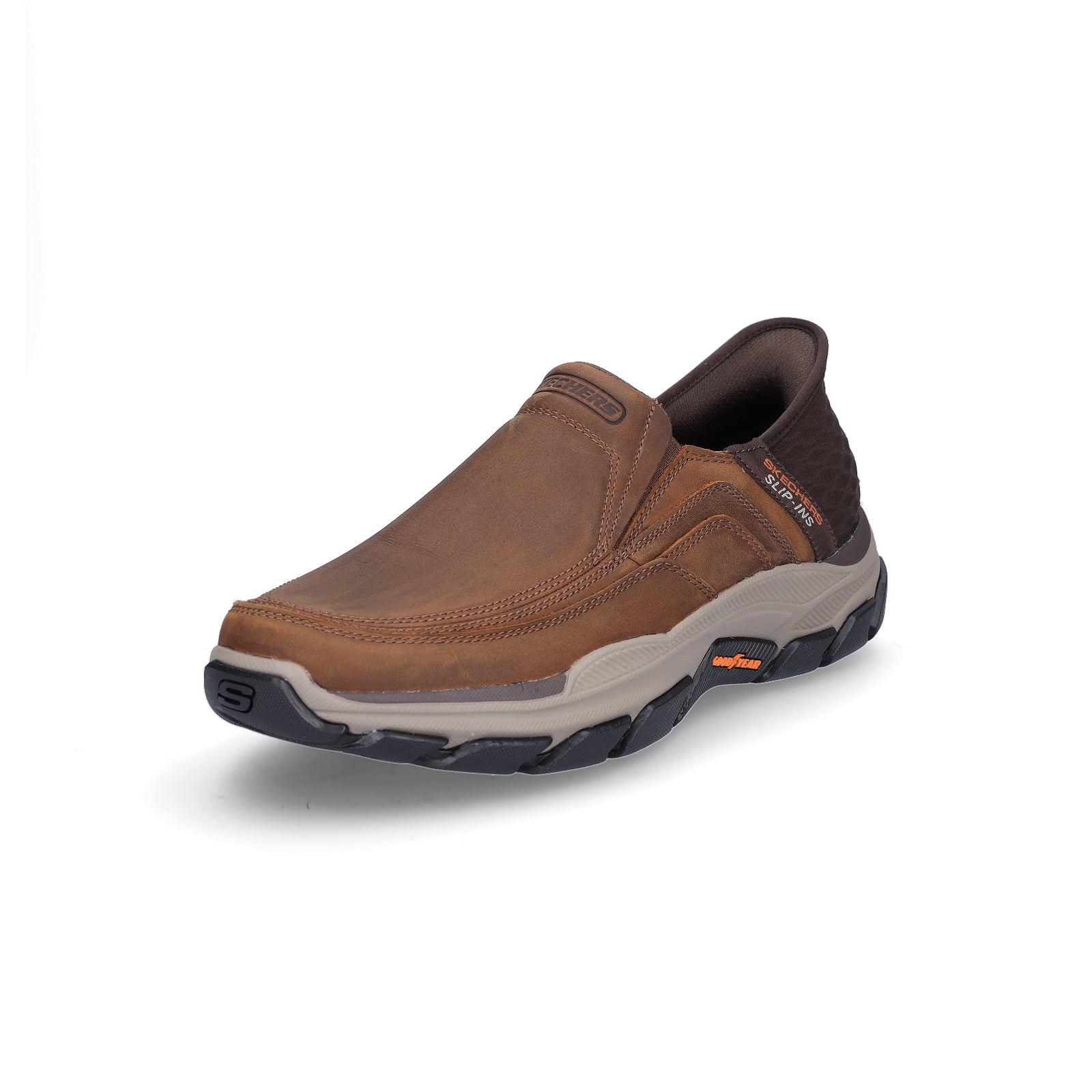 Skechers Herren Slipper Respected Elgin braun