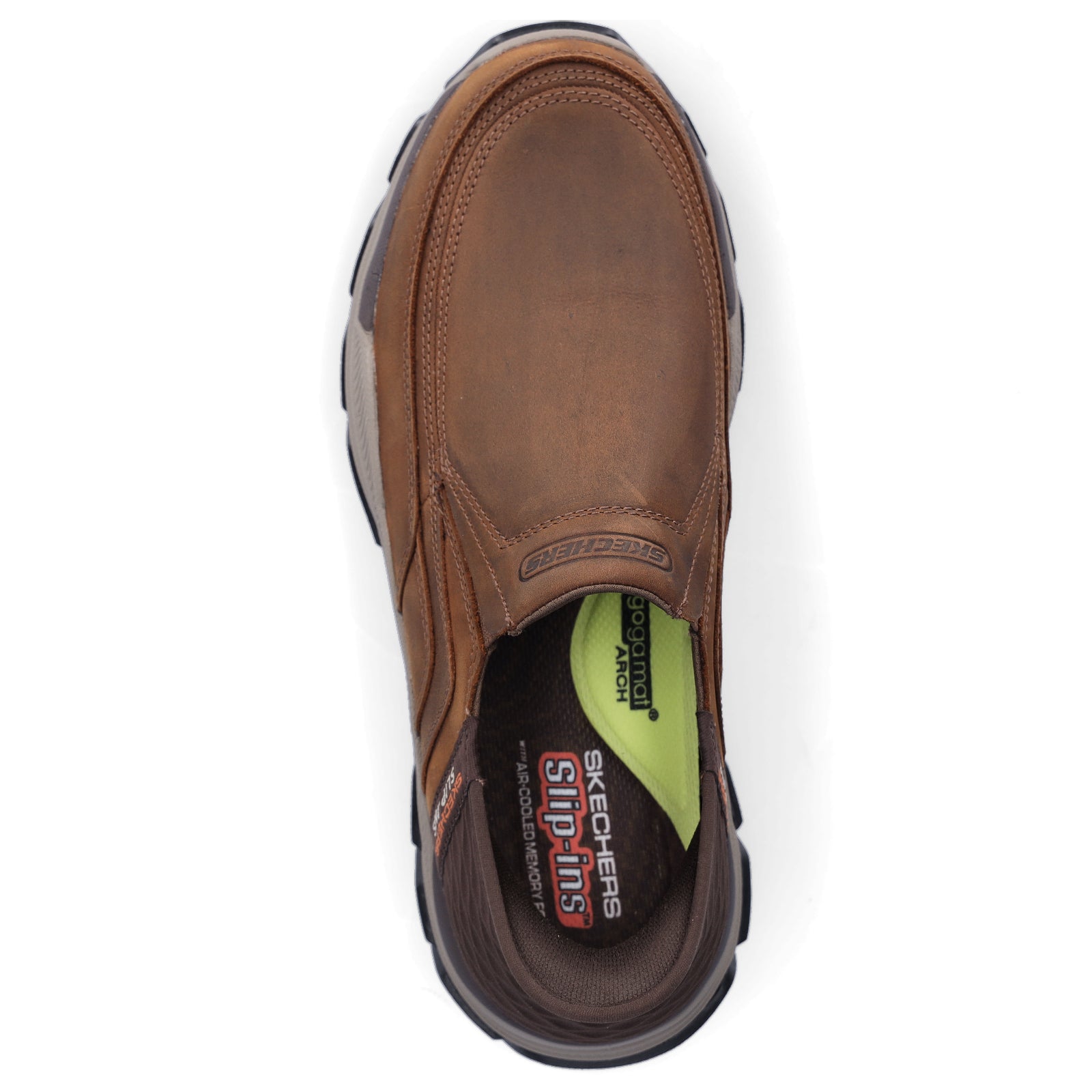 Skechers Herren Slipper Respected Elgin braun