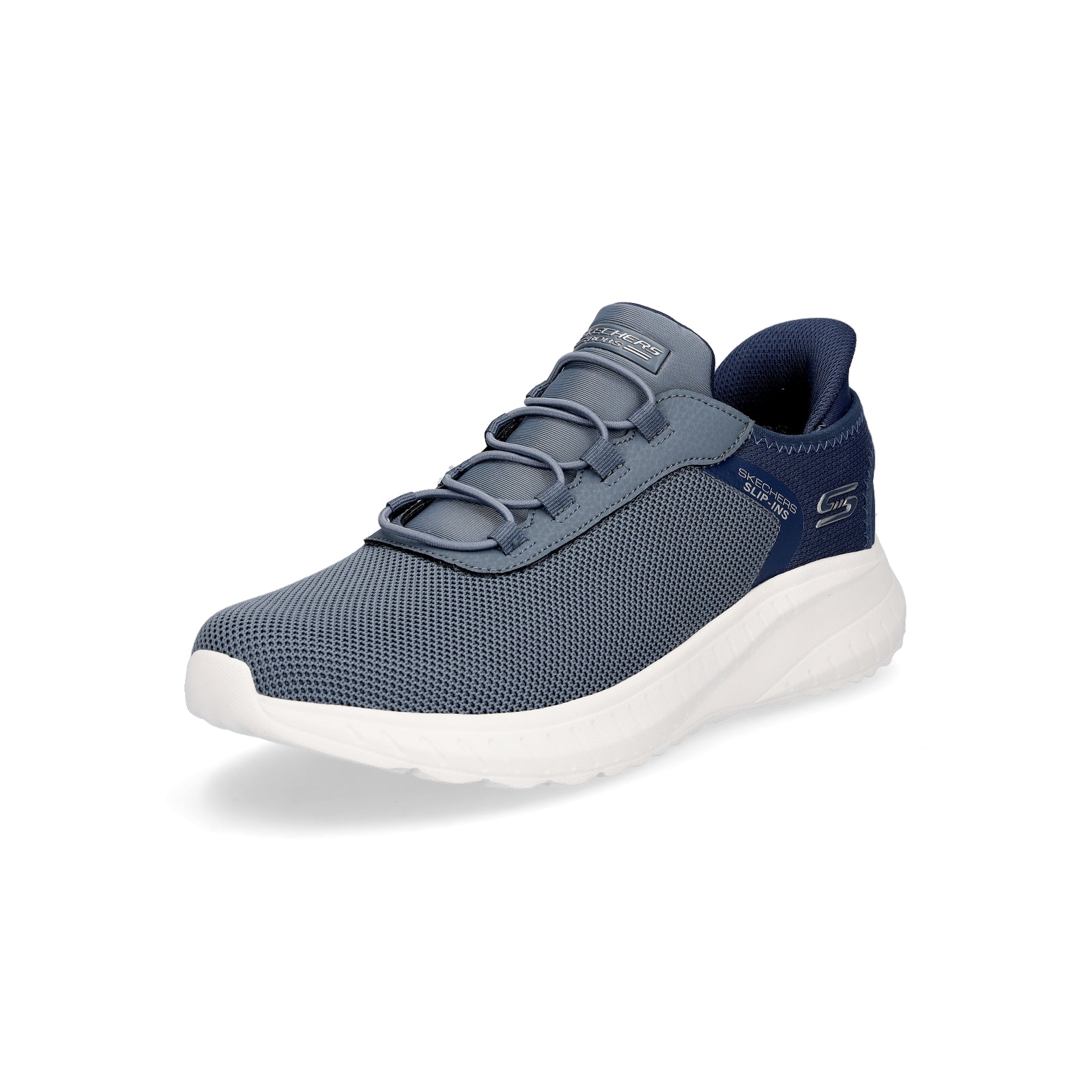 Skechers Men's Bobs Squad Chaos Tough Walk Sneaker Blue