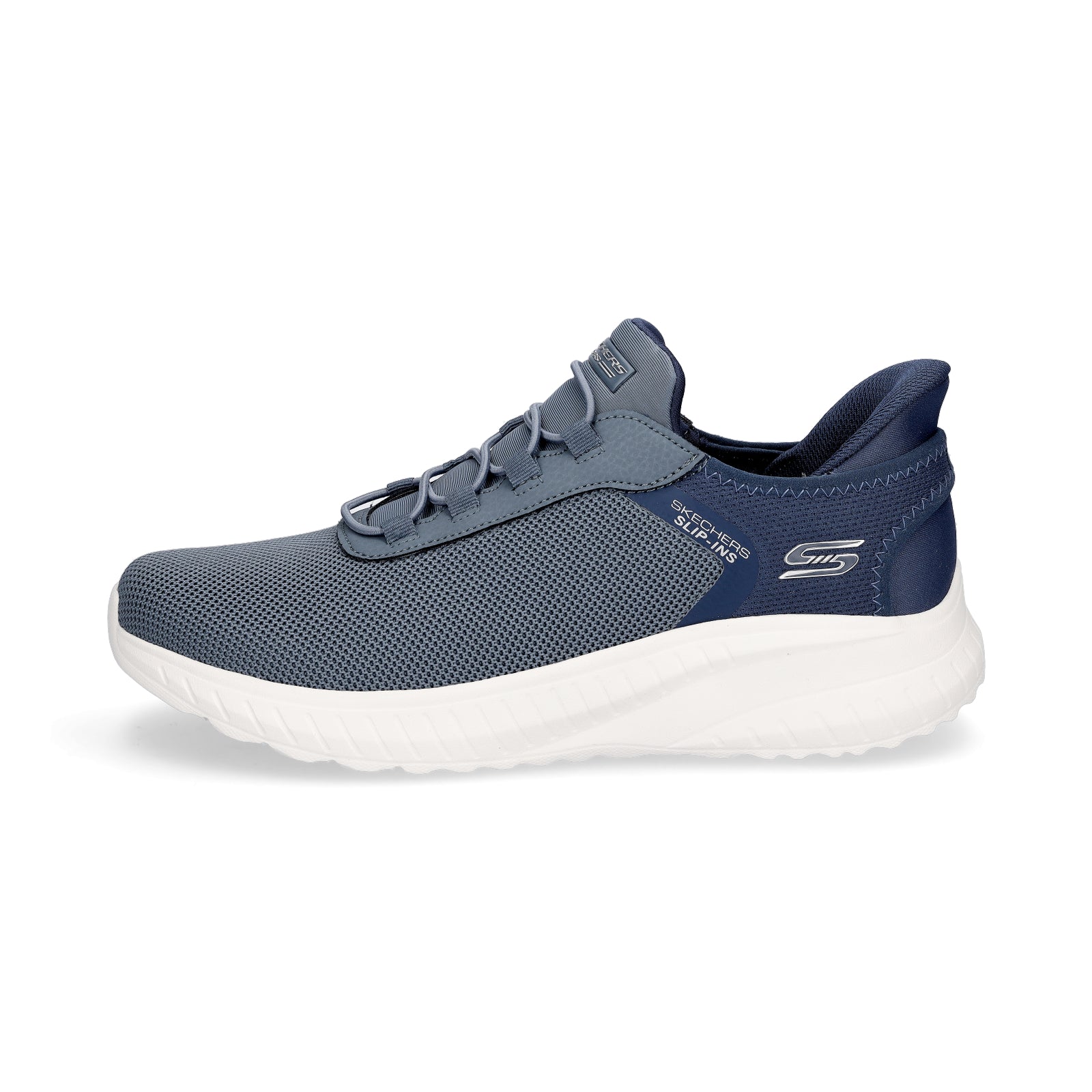 Skechers Men's Bobs Squad Chaos Tough Walk Sneaker Blue